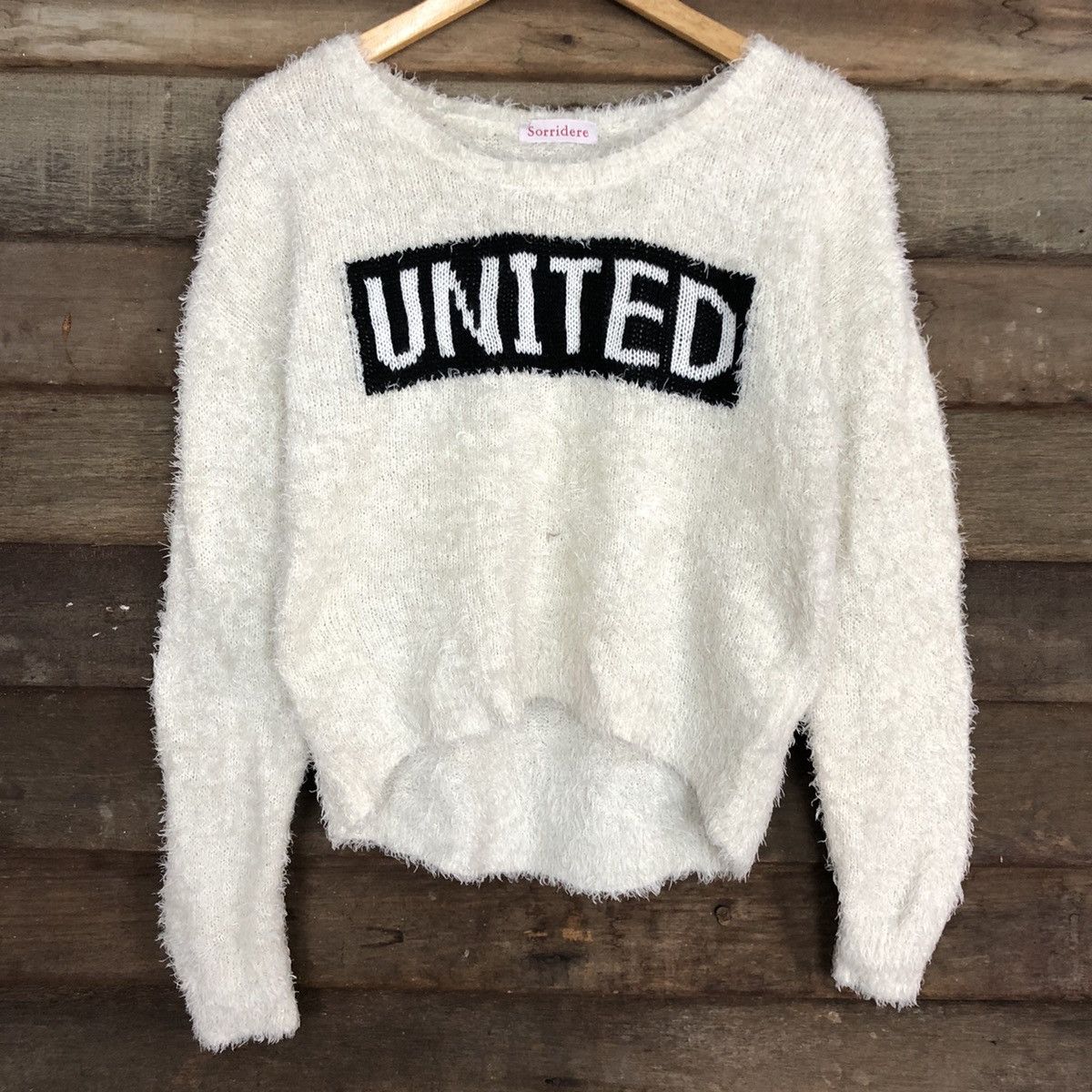 Homespun Knitwear × Japanese Brand Sorridere White Mohair Shag Shaggy Knitwear #0526 Size M / US 6-8 / IT 42-44 - 8 Thumbnail