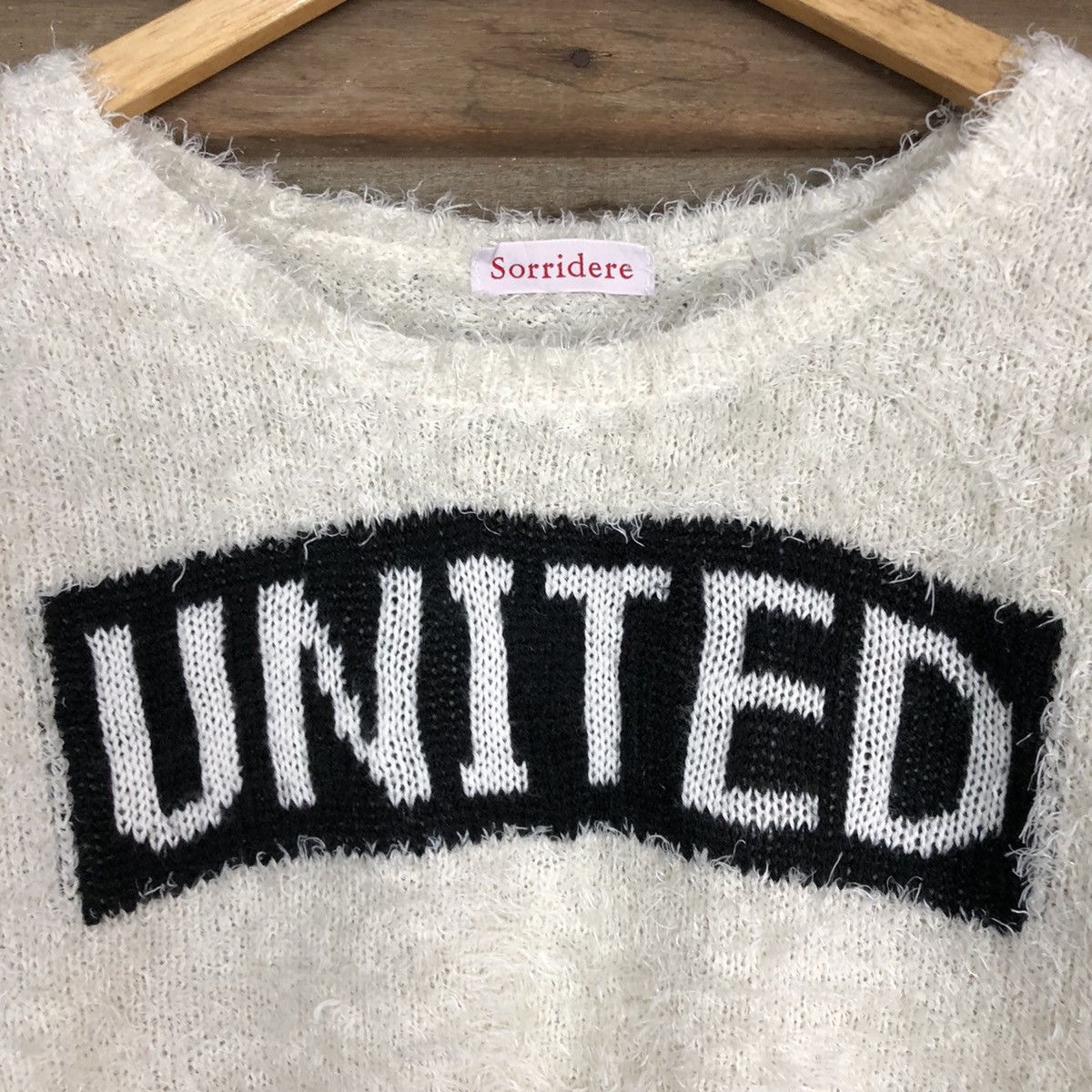 Homespun Knitwear × Japanese Brand Sorridere White Mohair Shag Shaggy Knitwear #0526 Size M / US 6-8 / IT 42-44 - 10 Thumbnail