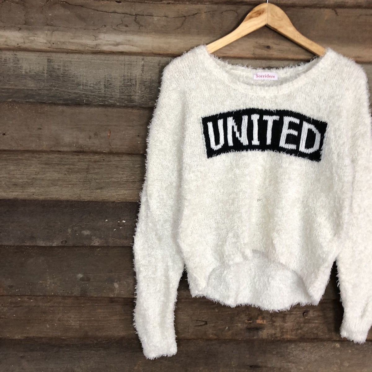 Homespun Knitwear × Japanese Brand Sorridere White Mohair Shag Shaggy Knitwear #0526 Size M / US 6-8 / IT 42-44 - 7 Thumbnail
