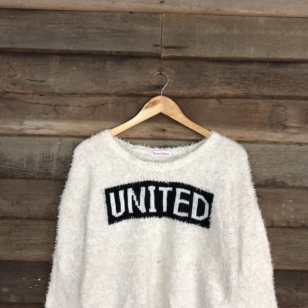 Homespun Knitwear × Japanese Brand Sorridere White Mohair Shag Shaggy Knitwear #0526 Size M / US 6-8 / IT 42-44 - 9 Thumbnail
