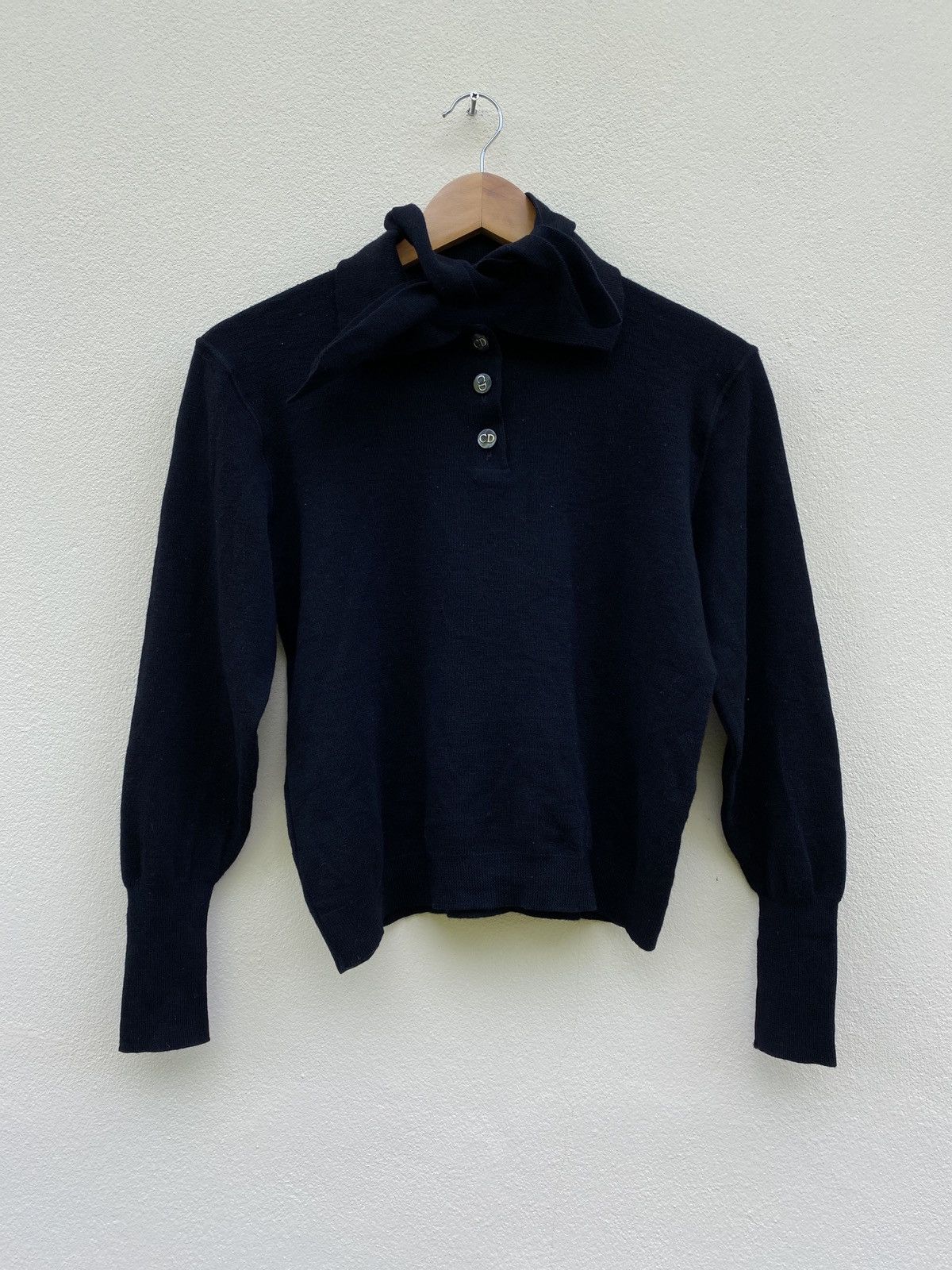 Christian Dior Monsieur Vintage 90s Christian Dior Wool RARE Luxury Sweater Size M / US 6-8 / IT 42-44 - 2 Thumbnail