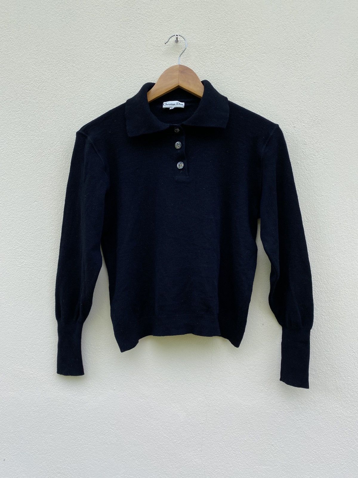 Christian Dior Monsieur Vintage 90s Christian Dior Wool RARE Luxury Sweater Size M / US 6-8 / IT 42-44 - 1 Thumbnail