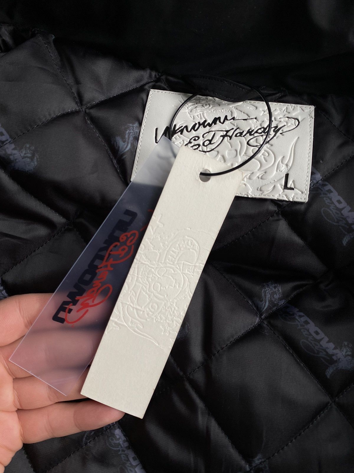 Ed Hardy × Unknown London Ed hardy x Unkown Multi patches puffer jacket Size US L / EU 52-54 / 3 - 9 Thumbnail