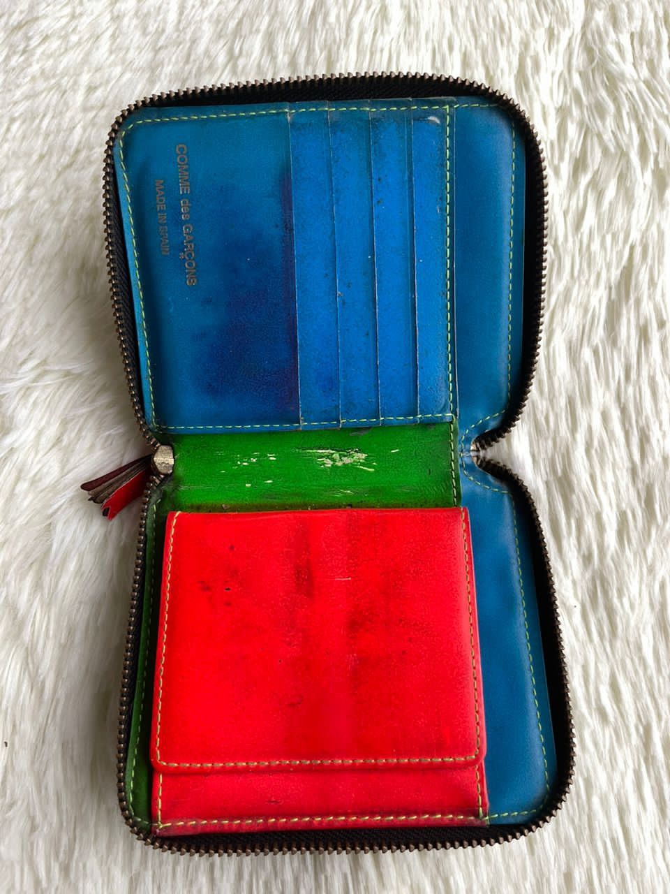 Comme des Garcons Comme Des Garcons Super Fluo Zip Wallet Size ONE SIZE - 10 Thumbnail