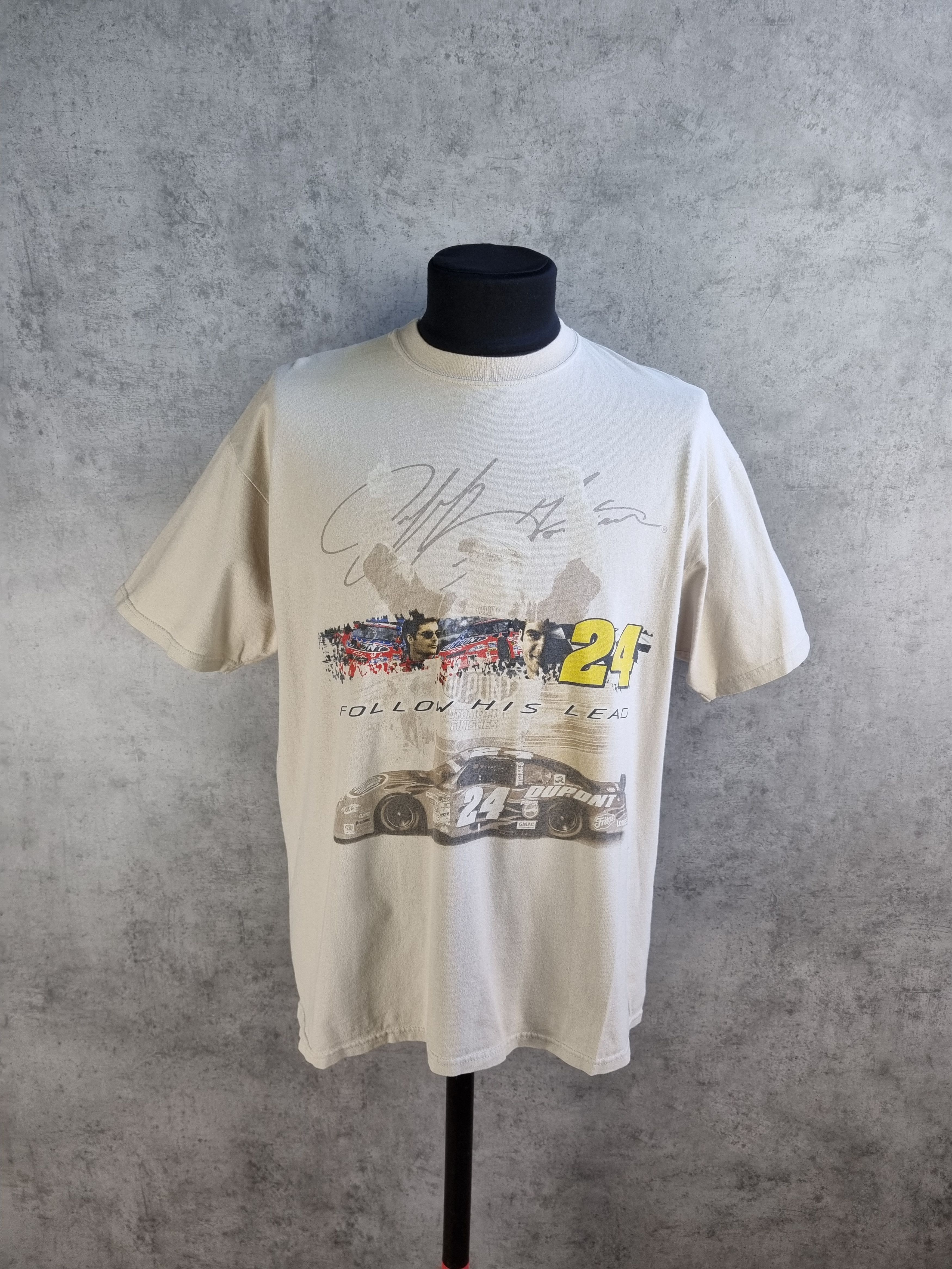NASCAR × Vintage 2002 JEFF GORDON Winner takes All Nascar racing tee Size US L / EU 52-54 / 3 - 6 Thumbnail