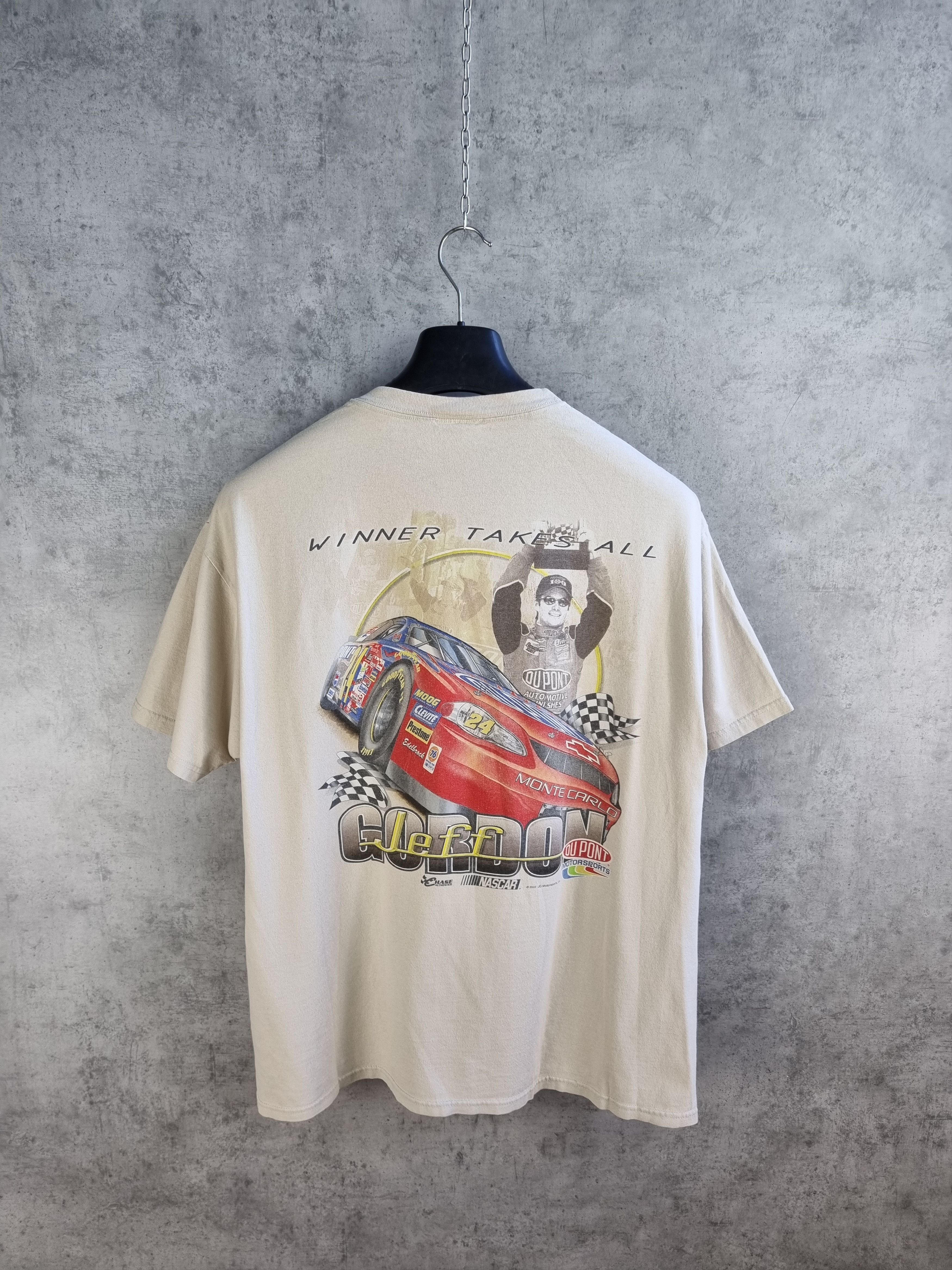 NASCAR × Vintage 2002 JEFF GORDON Winner takes All Nascar racing tee Size US L / EU 52-54 / 3 - 3 Thumbnail