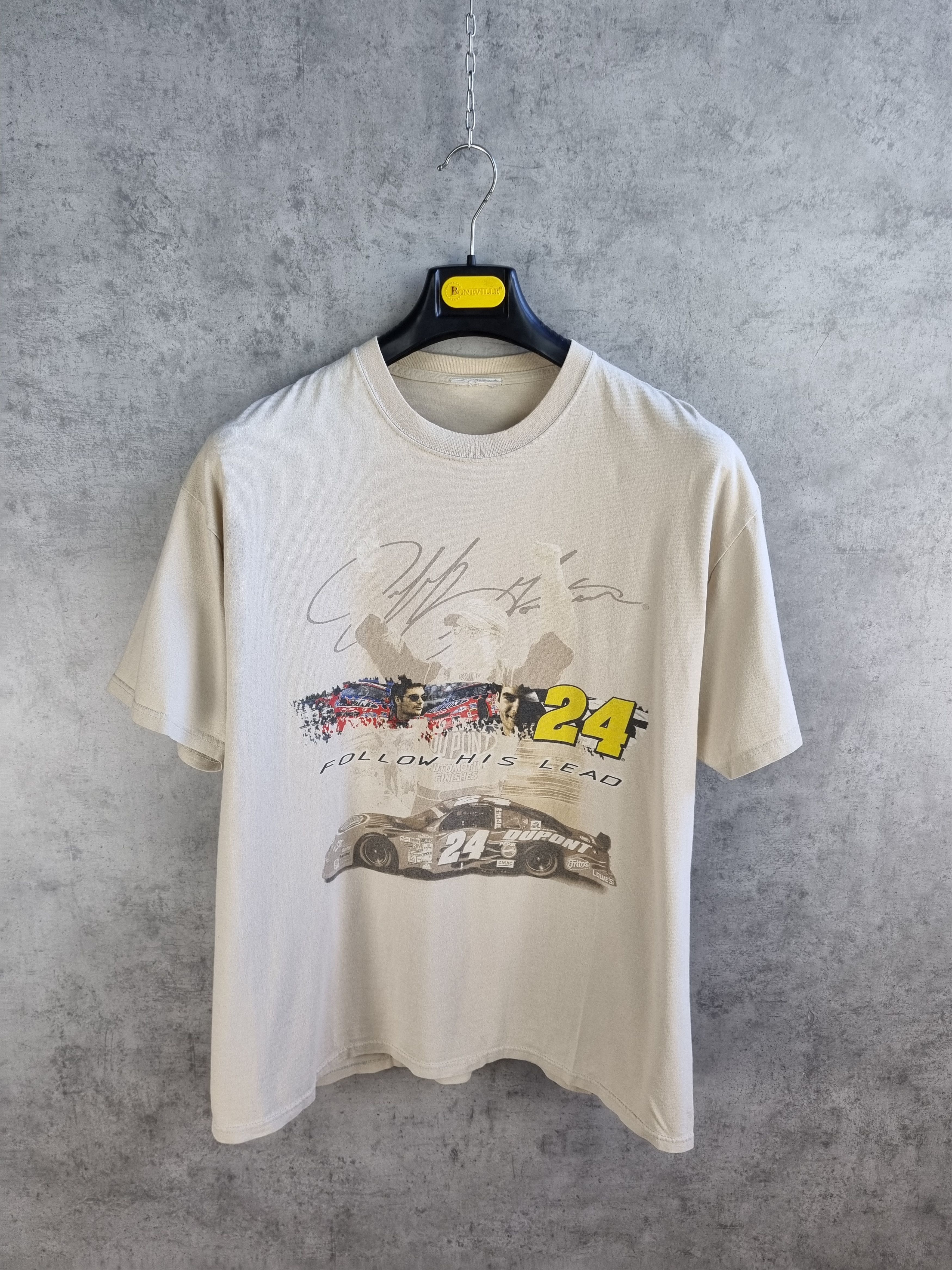NASCAR × Vintage 2002 JEFF GORDON Winner takes All Nascar racing tee Size US L / EU 52-54 / 3 - 5 Thumbnail