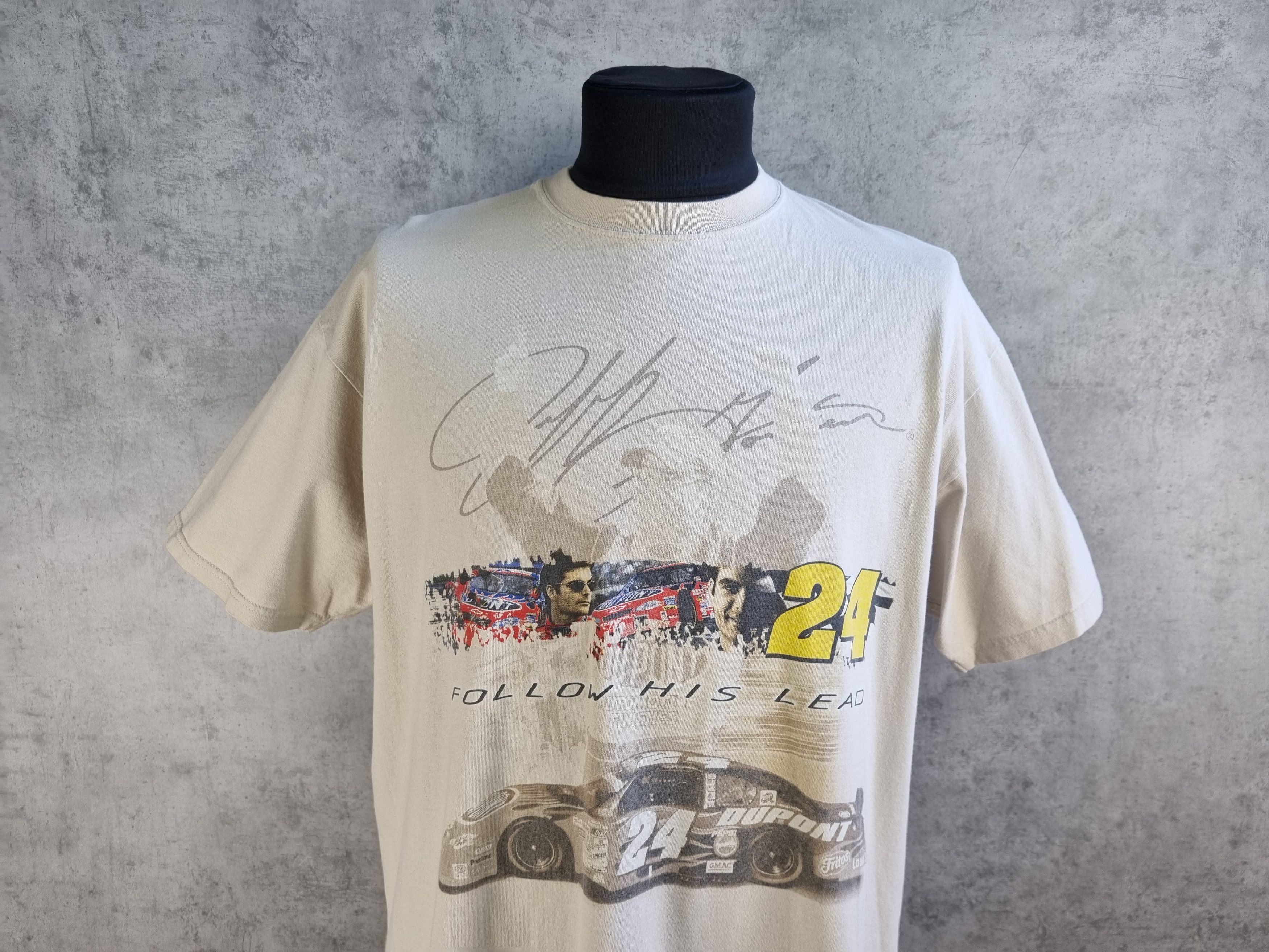 NASCAR × Vintage 2002 JEFF GORDON Winner takes All Nascar racing tee Size US L / EU 52-54 / 3 - 4 Thumbnail