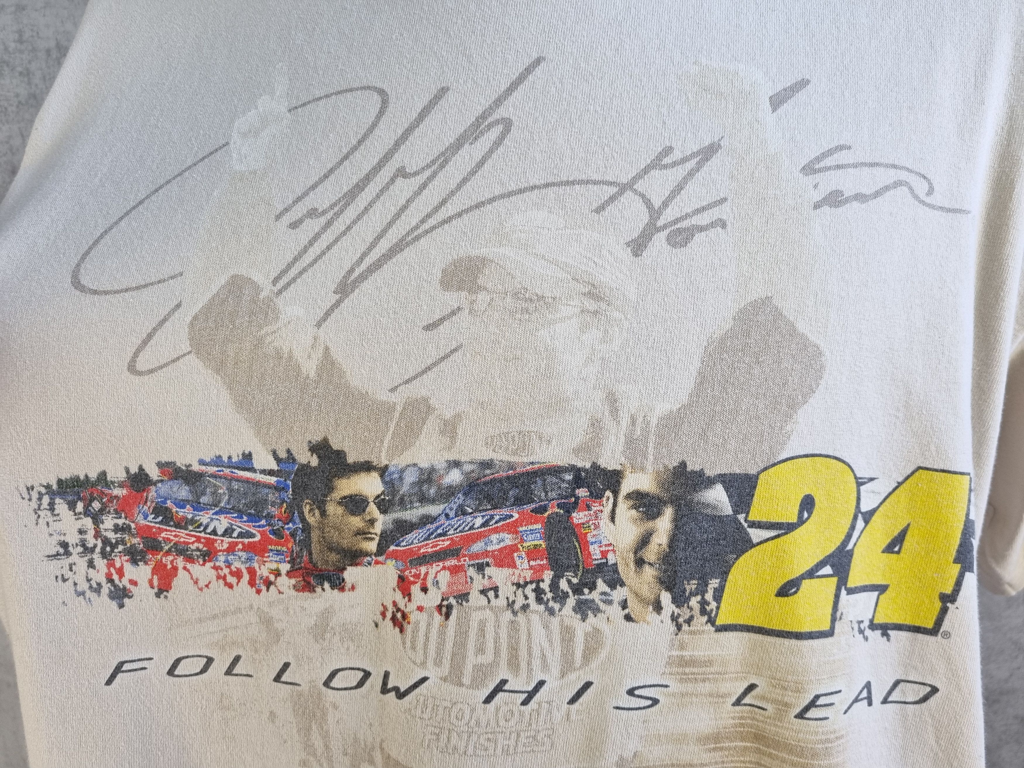 NASCAR × Vintage 2002 JEFF GORDON Winner takes All Nascar racing tee Size US L / EU 52-54 / 3 - 10 Thumbnail