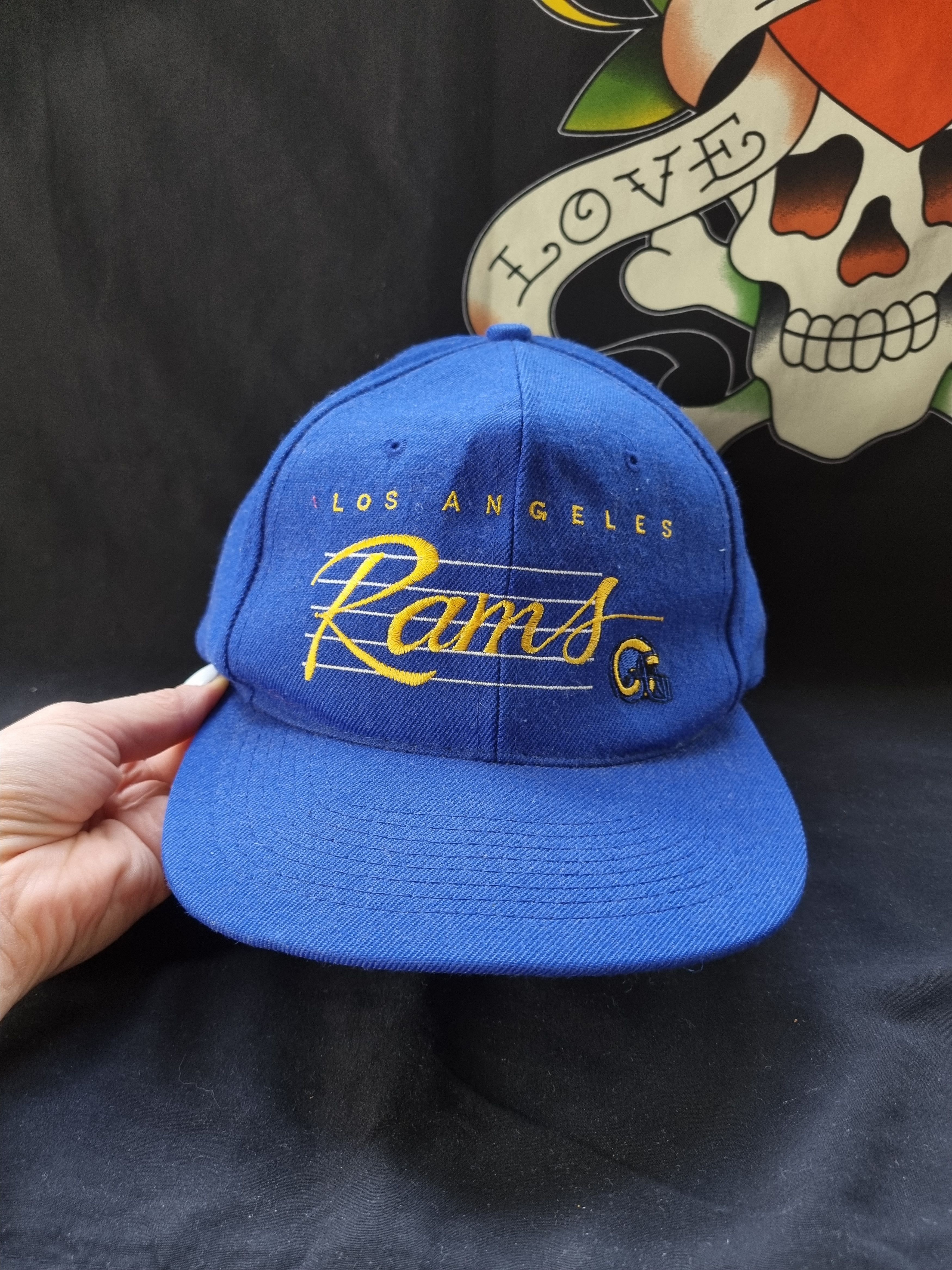 NFL × Sports Specialties 90s Rare Los Angeles Rams Sport Specialties Script cap Size ONE SIZE - 8 Thumbnail