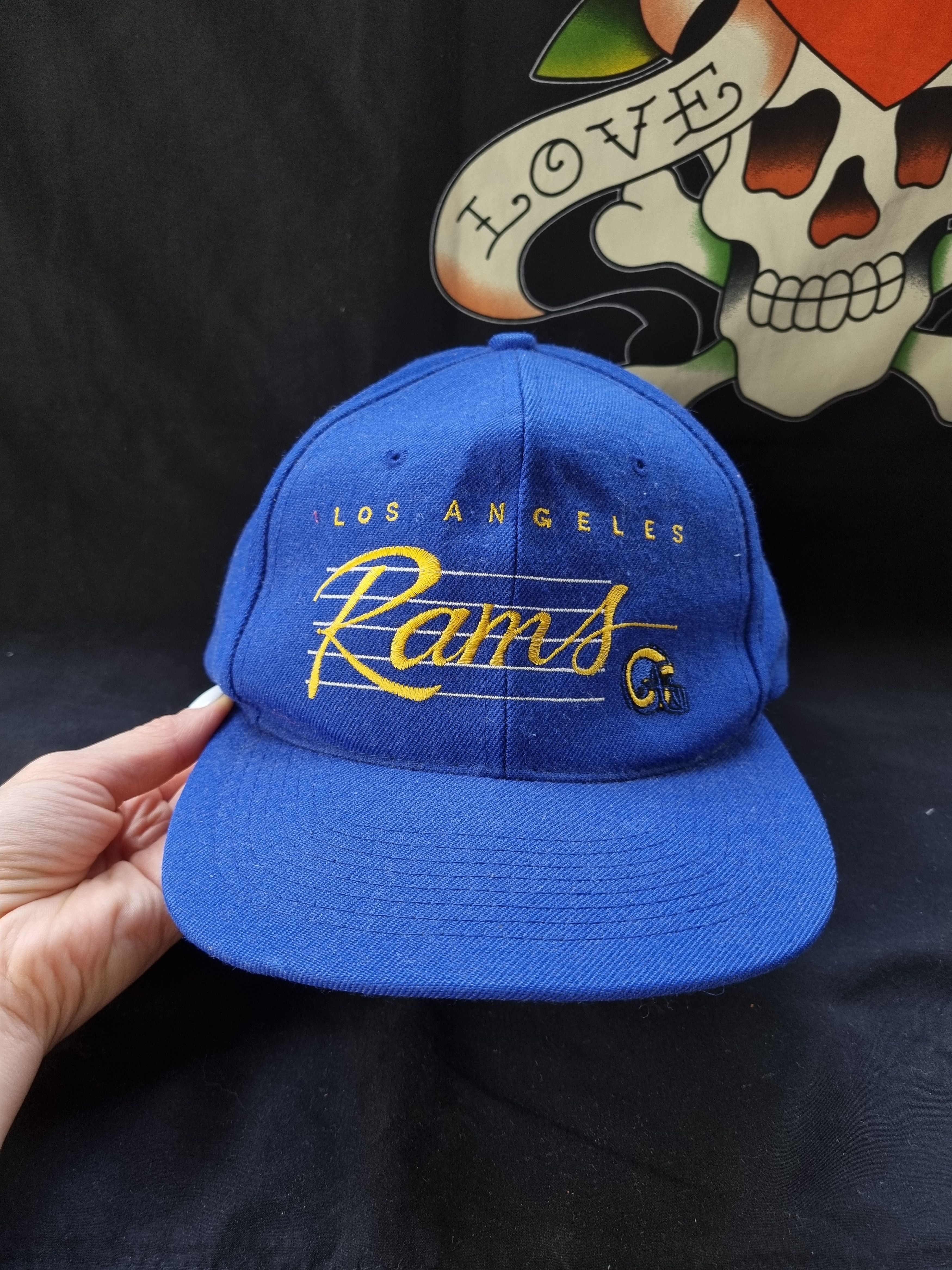 NFL × Sports Specialties 90s Rare Los Angeles Rams Sport Specialties Script cap Size ONE SIZE - 1 Thumbnail