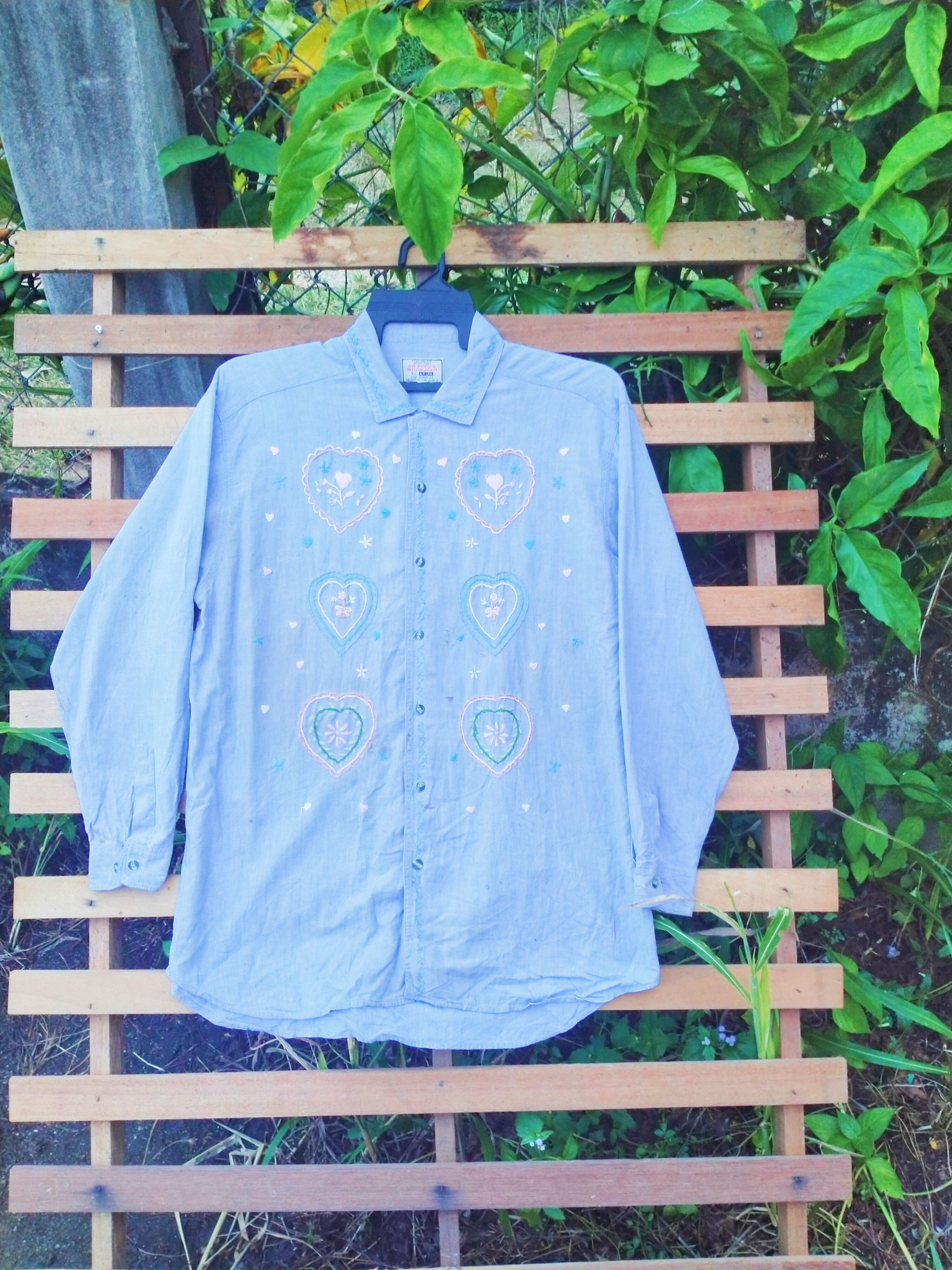 Japanese Brand A.T.LTD CAMBRAY BUTTON UP SHIRT Size M / US 6-8 / IT 42-44 - 1 Thumbnail