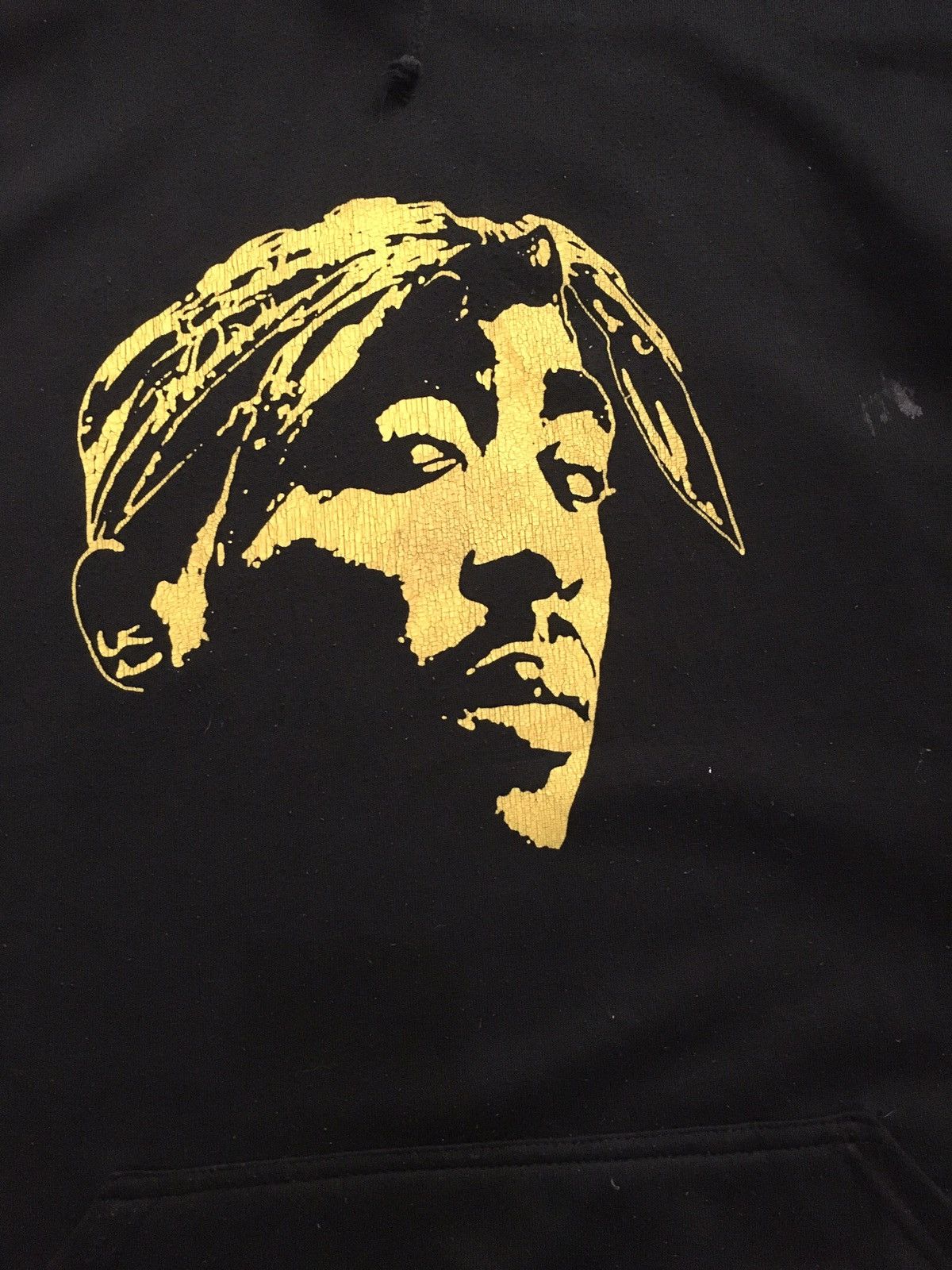 Rap Tees × Vintage Vintage Bootleg Rapper Tupac Shakur Sweatshirt Hoodie 2000s Size US XXL / EU 58 / 5 - 3 Thumbnail