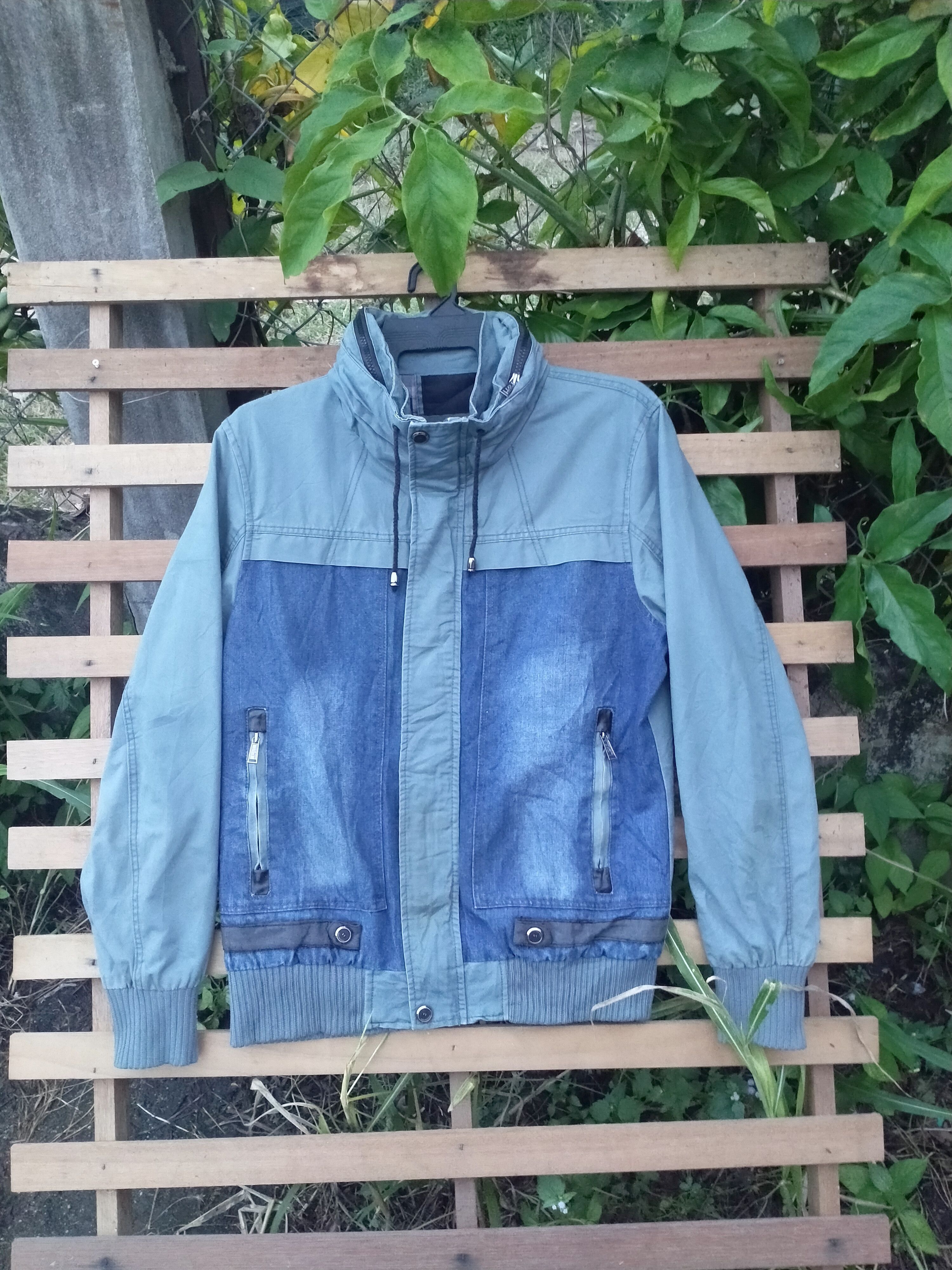 Dsquared2 DSQUARED2 DENIM MIX COTTON ZIPPER JACKET Size US XXL / EU 58 / 5 - 1 Thumbnail