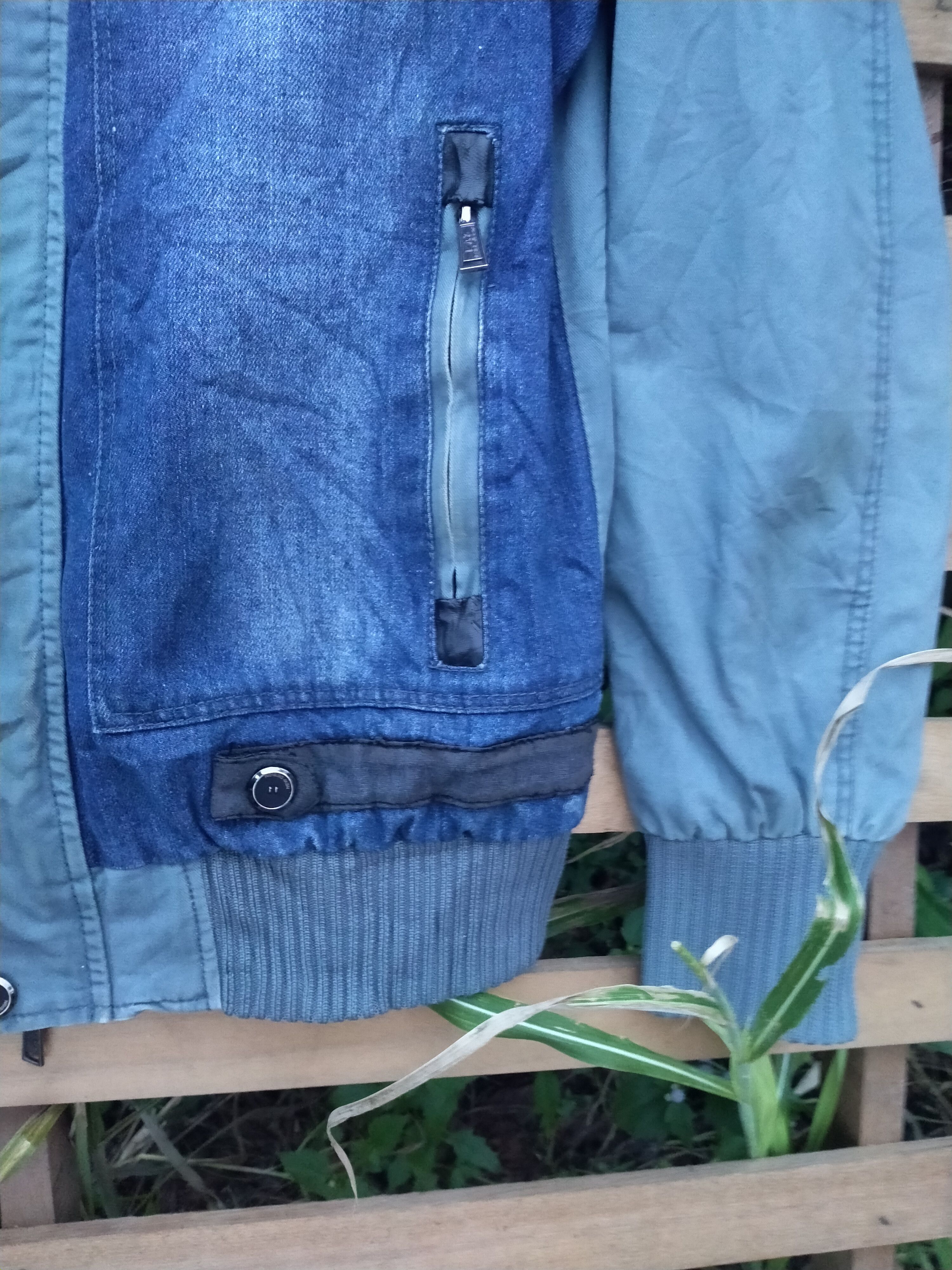 Dsquared2 DSQUARED2 DENIM MIX COTTON ZIPPER JACKET Size US XXL / EU 58 / 5 - 7 Thumbnail