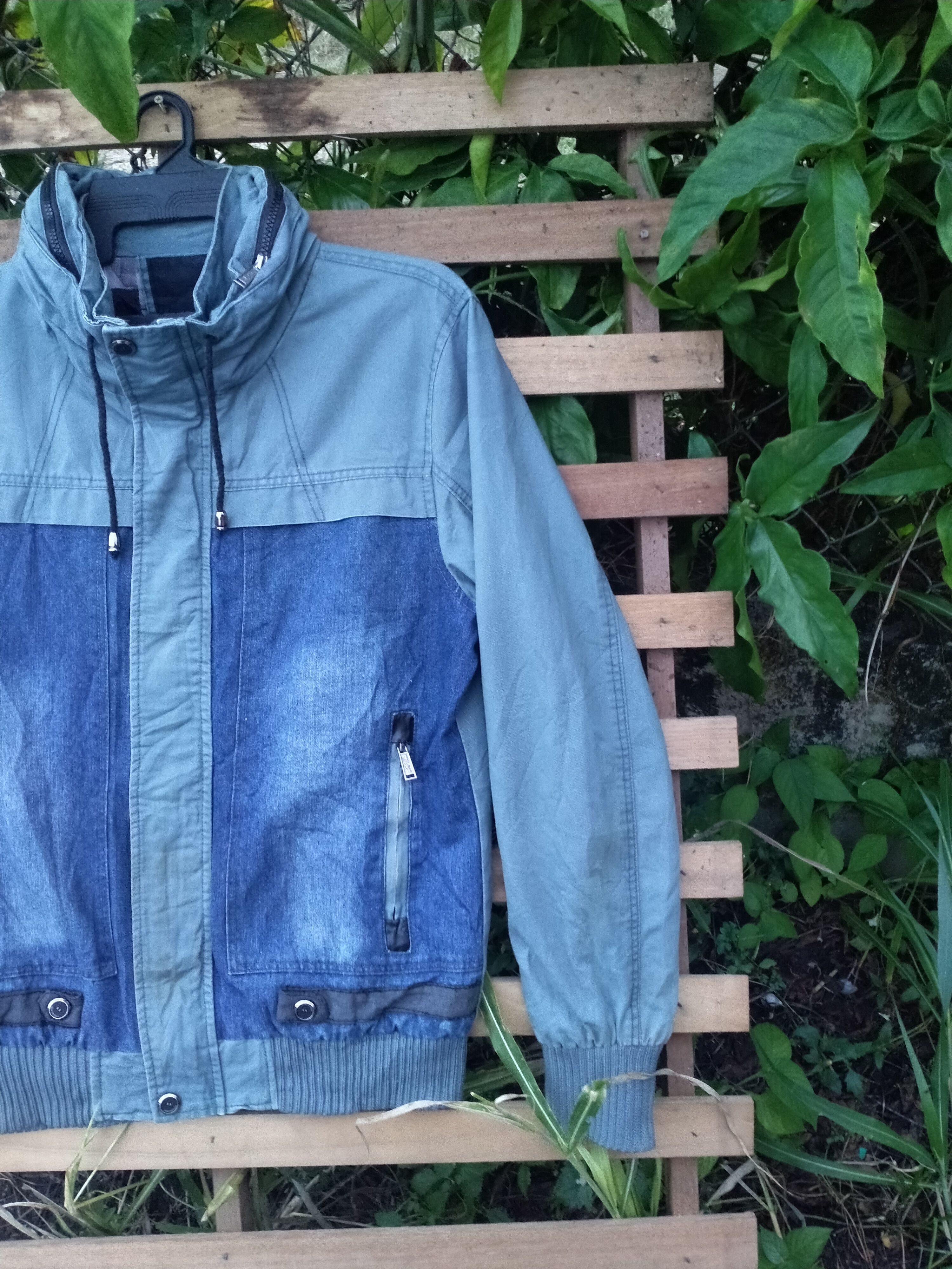 Dsquared2 DSQUARED2 DENIM MIX COTTON ZIPPER JACKET Size US XXL / EU 58 / 5 - 2 Thumbnail