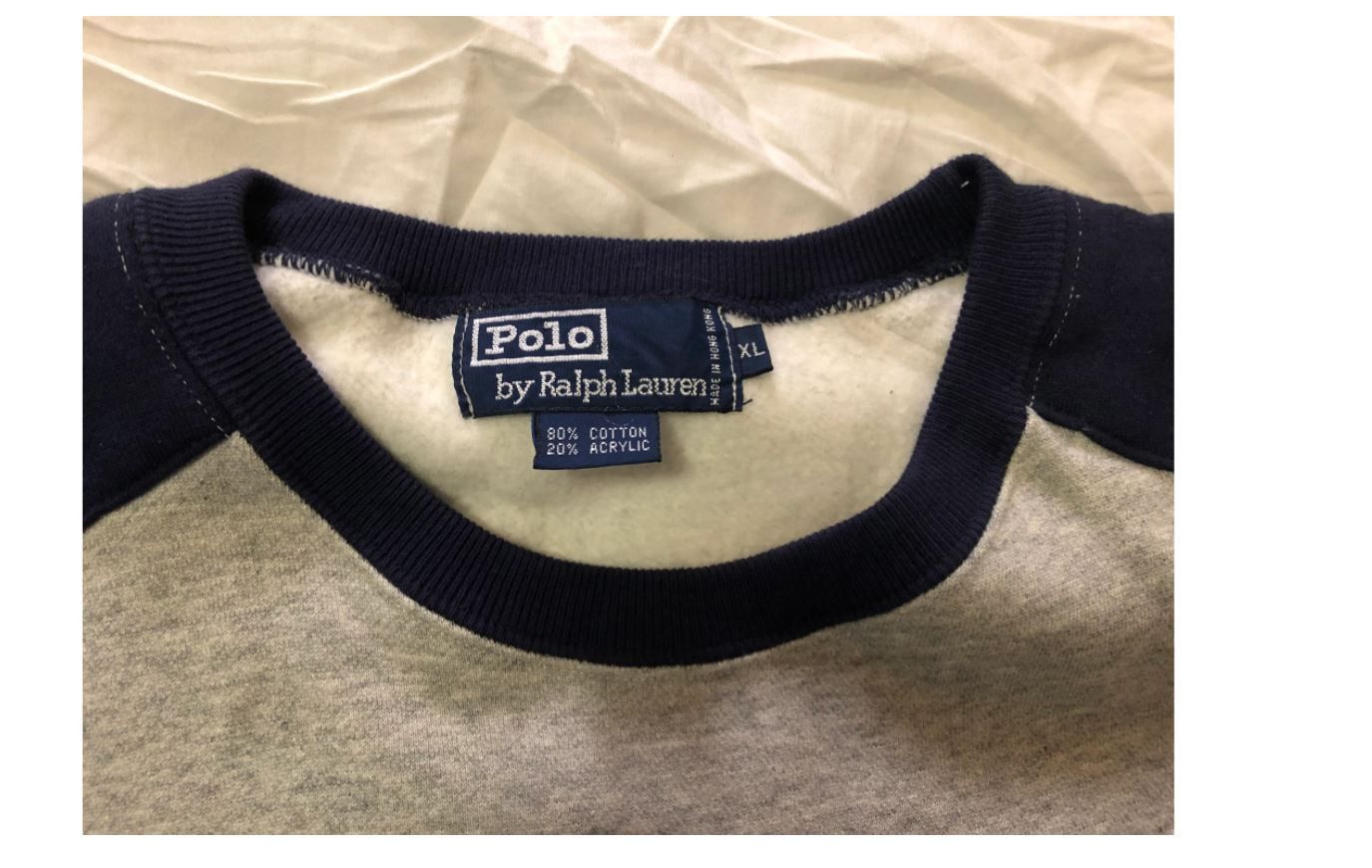 Polo Ralph Lauren Vintage Polo Ralph Lauren Joe Pesci Sweatshirt XL FIT XXL Size US XL / EU 56 / 4 - 6 Thumbnail