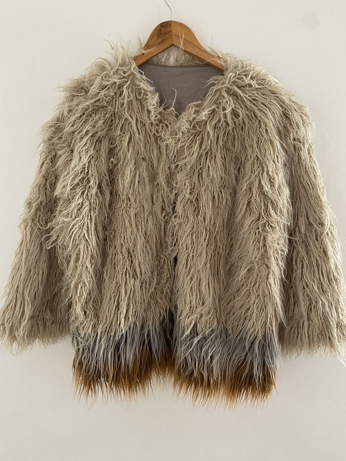 Designer × Rei Kawakubo 🇯🇵Urban Reseacrh Mohair coat jacket design rare Size US L / EU 52-54 / 3 - 3 Thumbnail