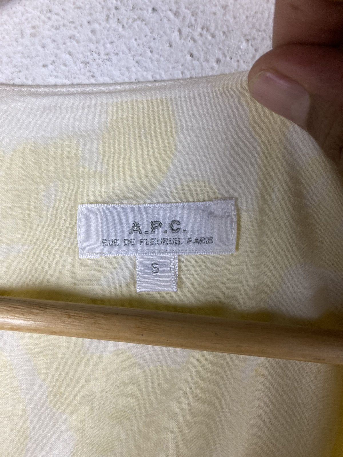 A.P.C. A.P.C. Rue De Fleurus Paris Yellow Floral Tunic Top Chic Size US S / EU 44-46 / 1 - 9 Thumbnail