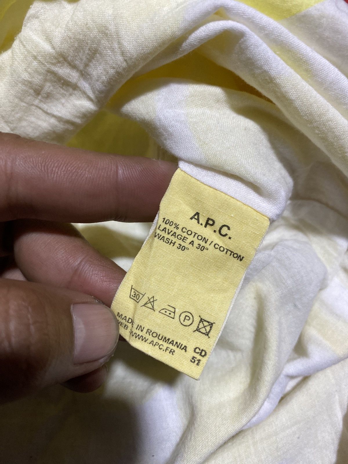A.P.C. A.P.C. Rue De Fleurus Paris Yellow Floral Tunic Top Chic Size US S / EU 44-46 / 1 - 10 Thumbnail
