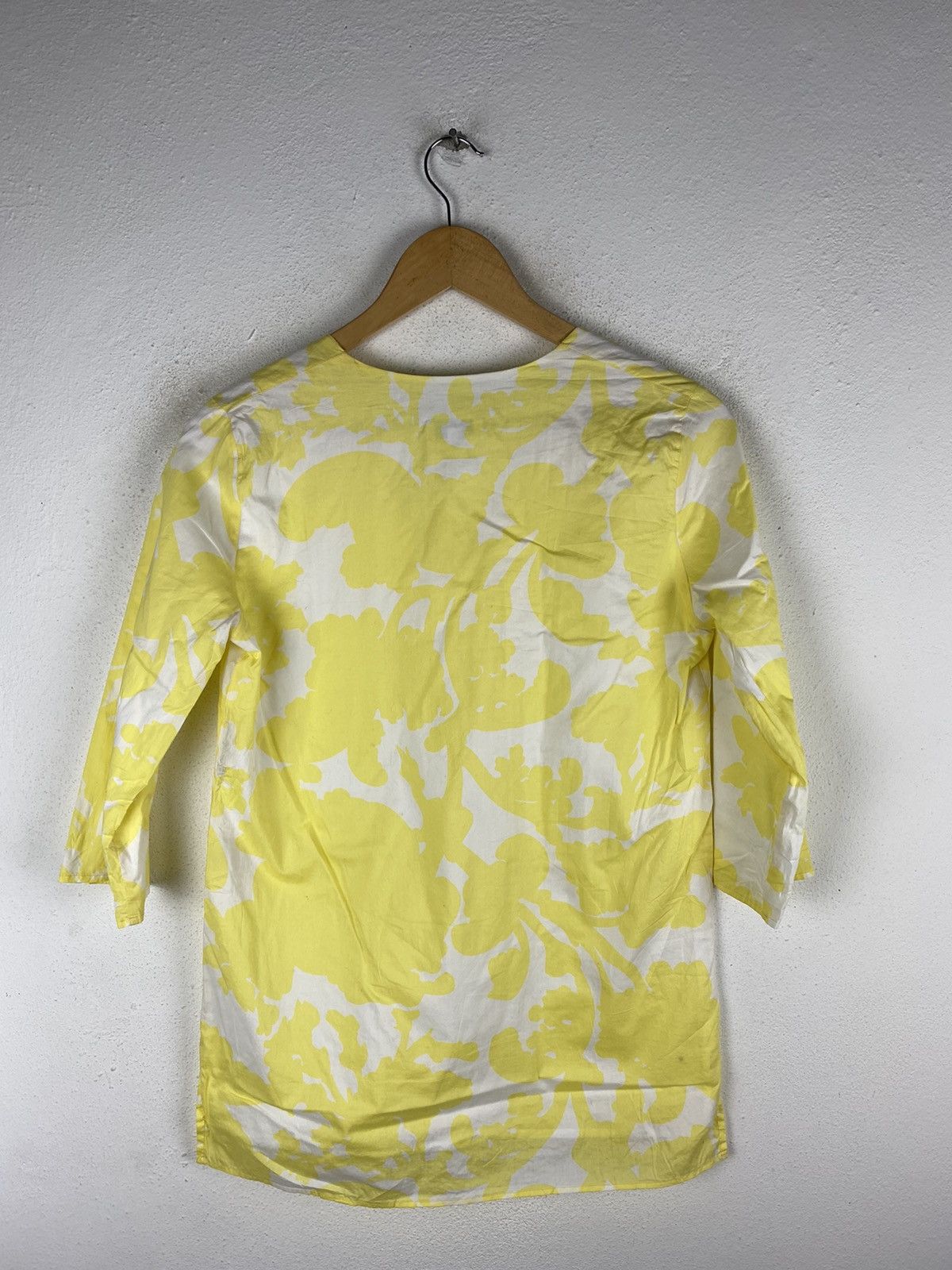 A.P.C. A.P.C. Rue De Fleurus Paris Yellow Floral Tunic Top Chic Size US S / EU 44-46 / 1 - 4 Thumbnail