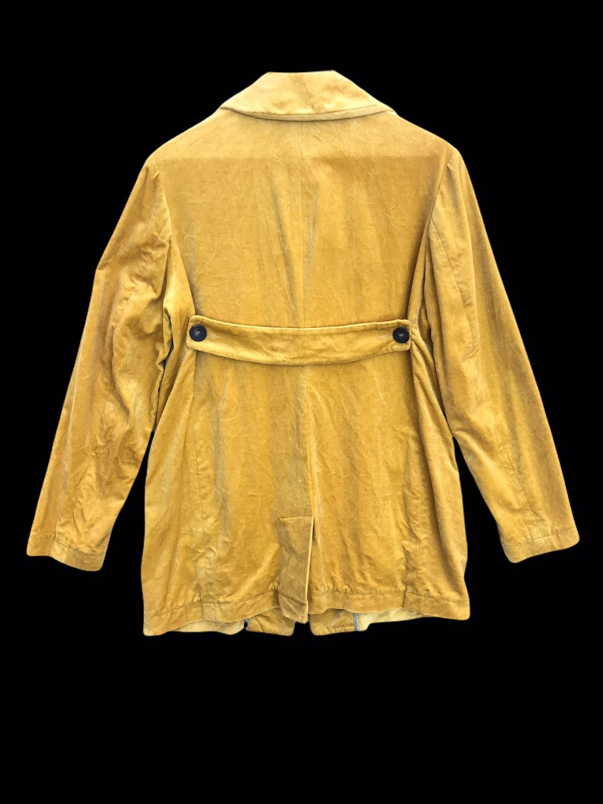 Dries Van Noten Achive!! Dries Van Noten Velvet Mustard Jacket Button Ups Size US M / EU 48-50 / 2 - 6 Thumbnail
