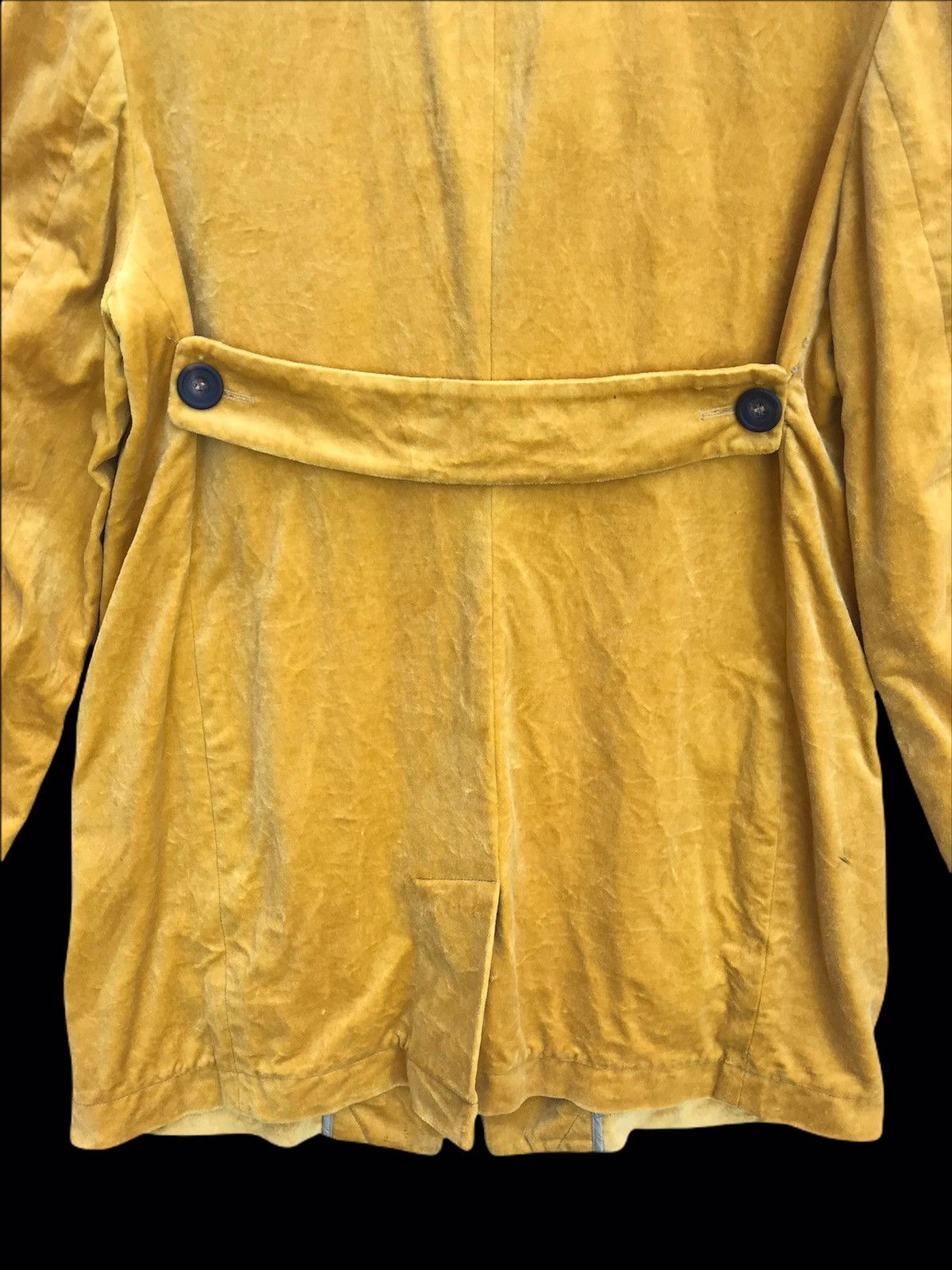 Dries Van Noten Achive!! Dries Van Noten Velvet Mustard Jacket Button Ups Size US M / EU 48-50 / 2 - 7 Thumbnail