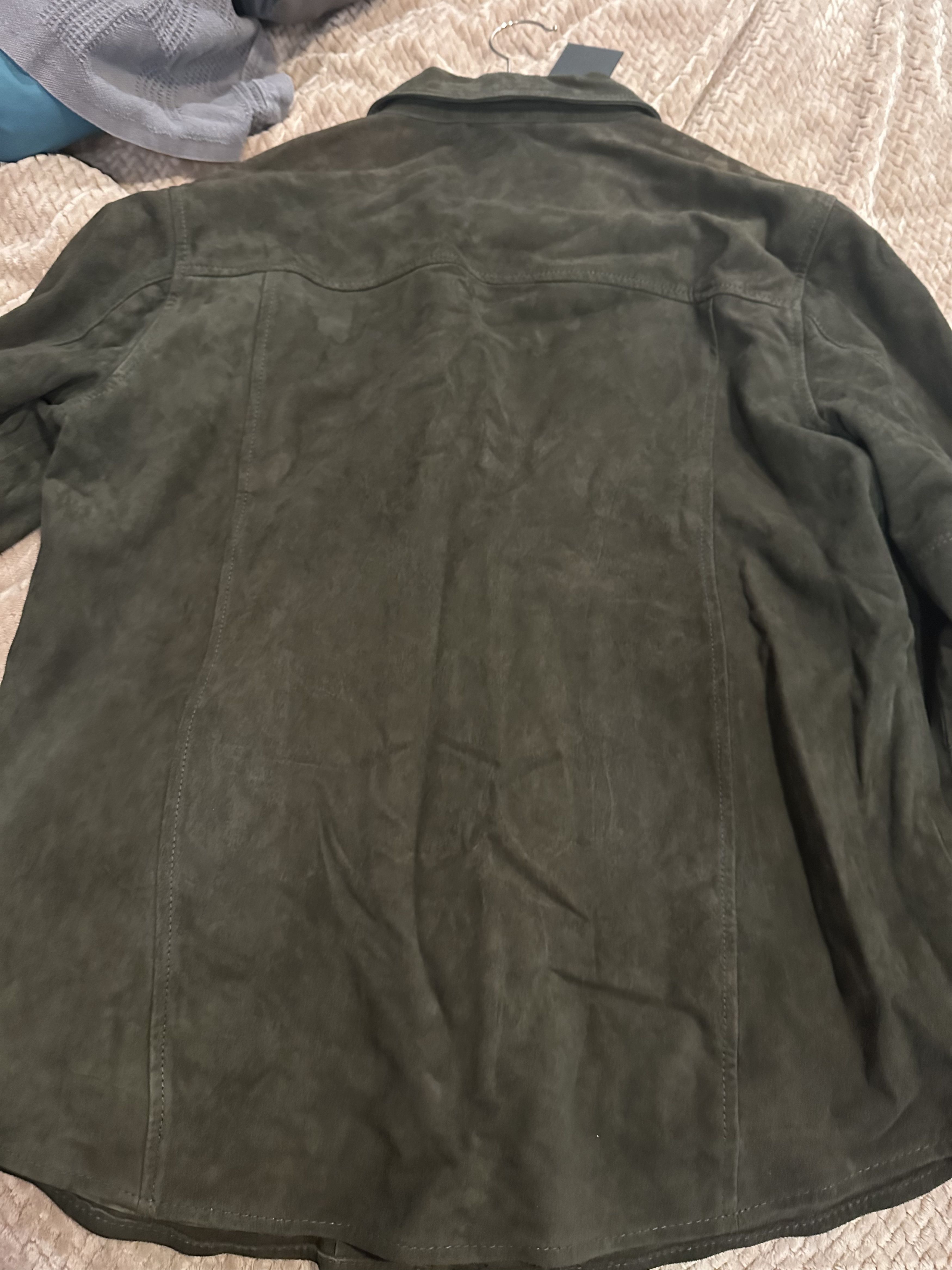 Blank nyc brown suede shirt shacket jacket