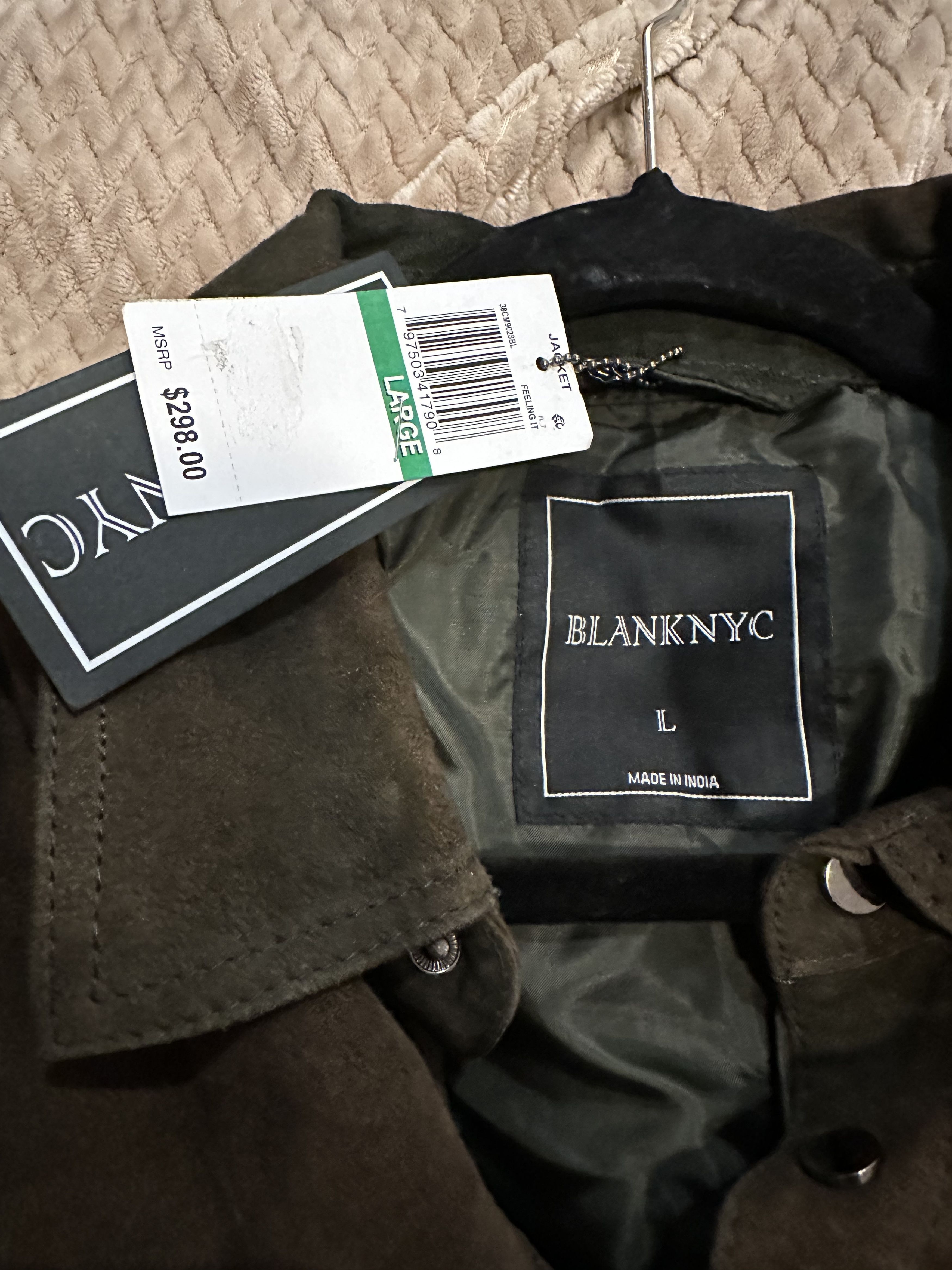 Blank nyc brown suede shirt shacket jacket