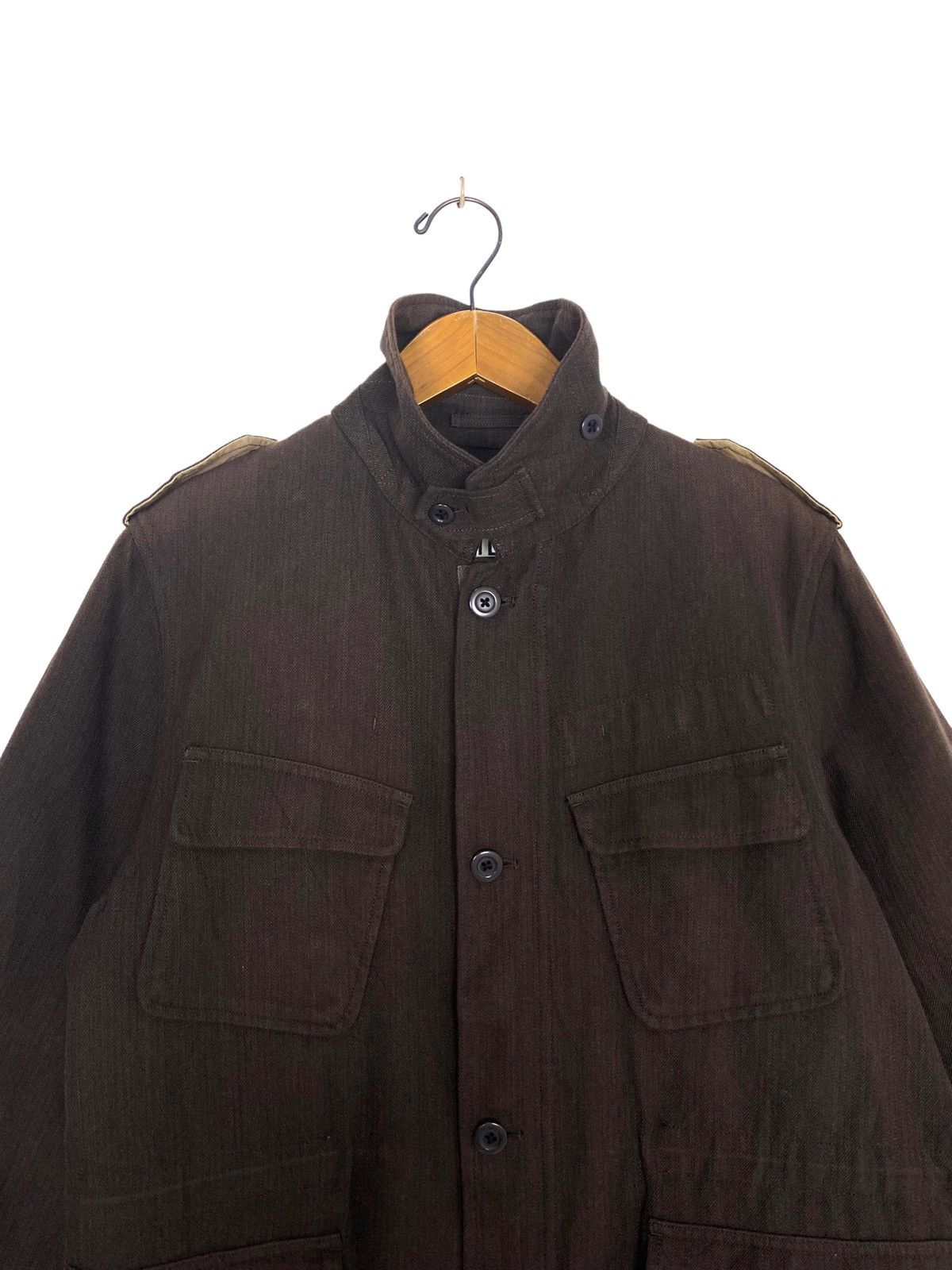 Margaret Howell Rare‼️ Vintage Margaret Howell Military Jacket Sun Faded Size US L / EU 52-54 / 3 - 3 Thumbnail
