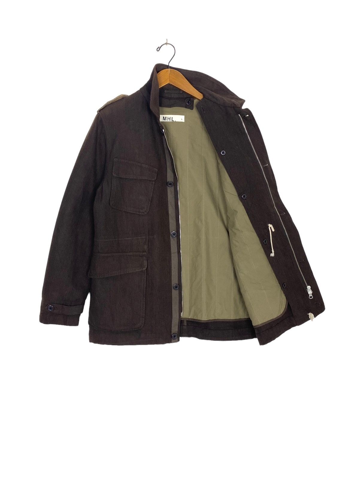 Margaret Howell Rare‼️ Vintage Margaret Howell Military Jacket Sun Faded Size US L / EU 52-54 / 3 - 2 Thumbnail