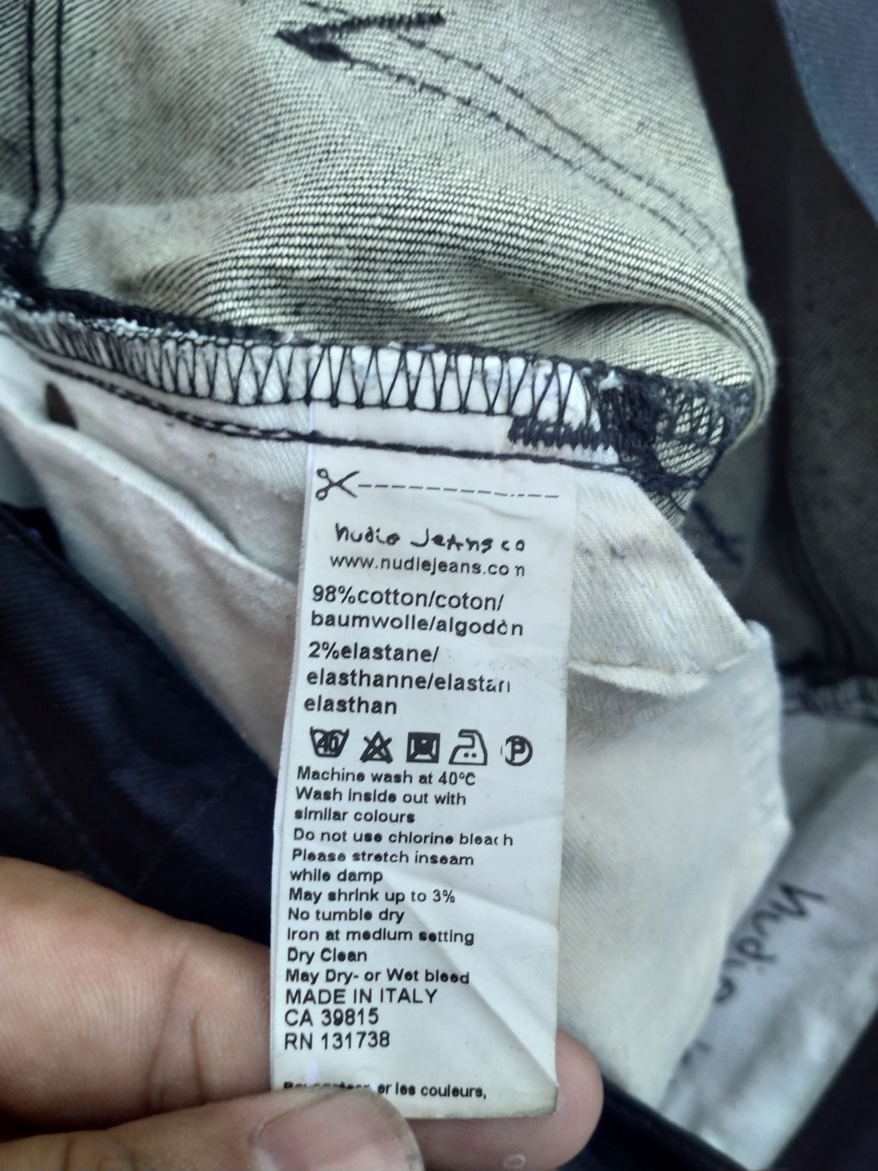 Japanese Brand NUDIE JEAN SKINNY DENIM Size US 31 - 11 Thumbnail