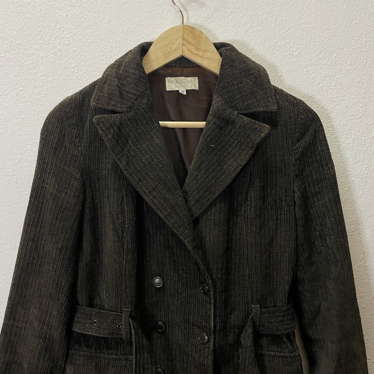 Paul & Joe Vintage Paul And Joe Courduroy Trench Coat Size US XS / EU 42 / 0 - 4 Thumbnail