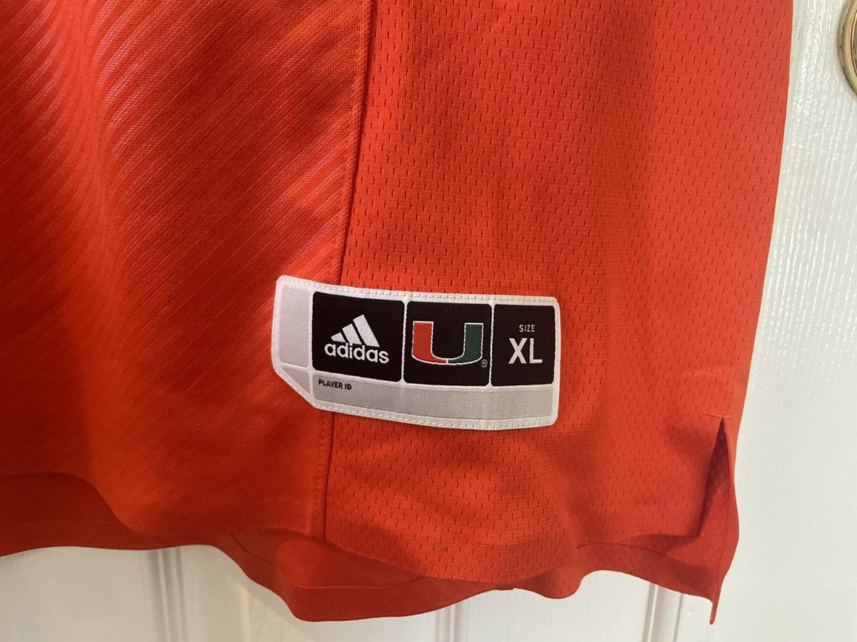 Adidas Adidas Miami Hurricanes Authentic Home Football Jersey #20 Size US XL / EU 56 / 4 - 4 Thumbnail