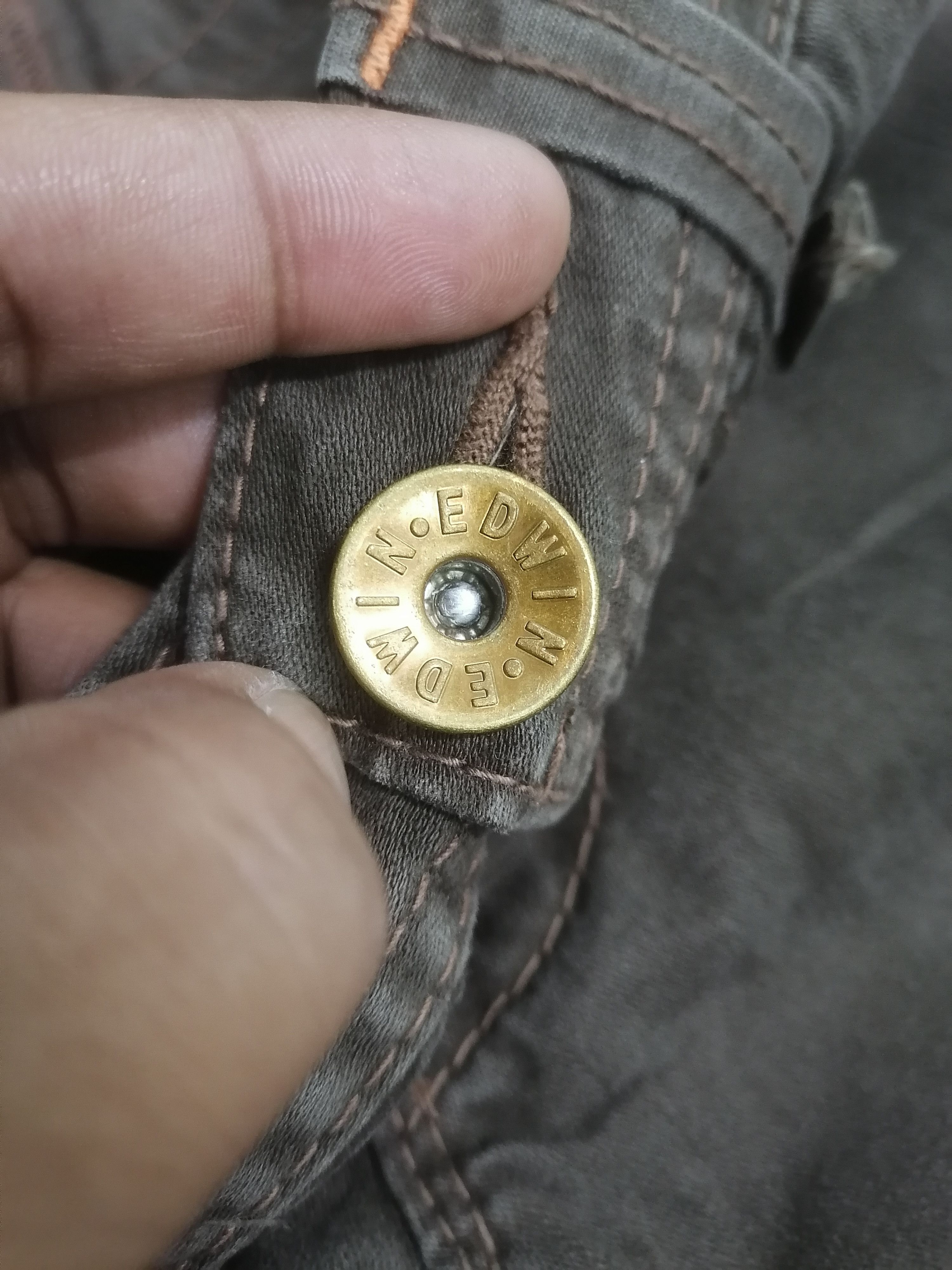 Other Japanese Brand Brown Cargo Flare Pants Sz 29/30 Size US 29 - 9 Thumbnail