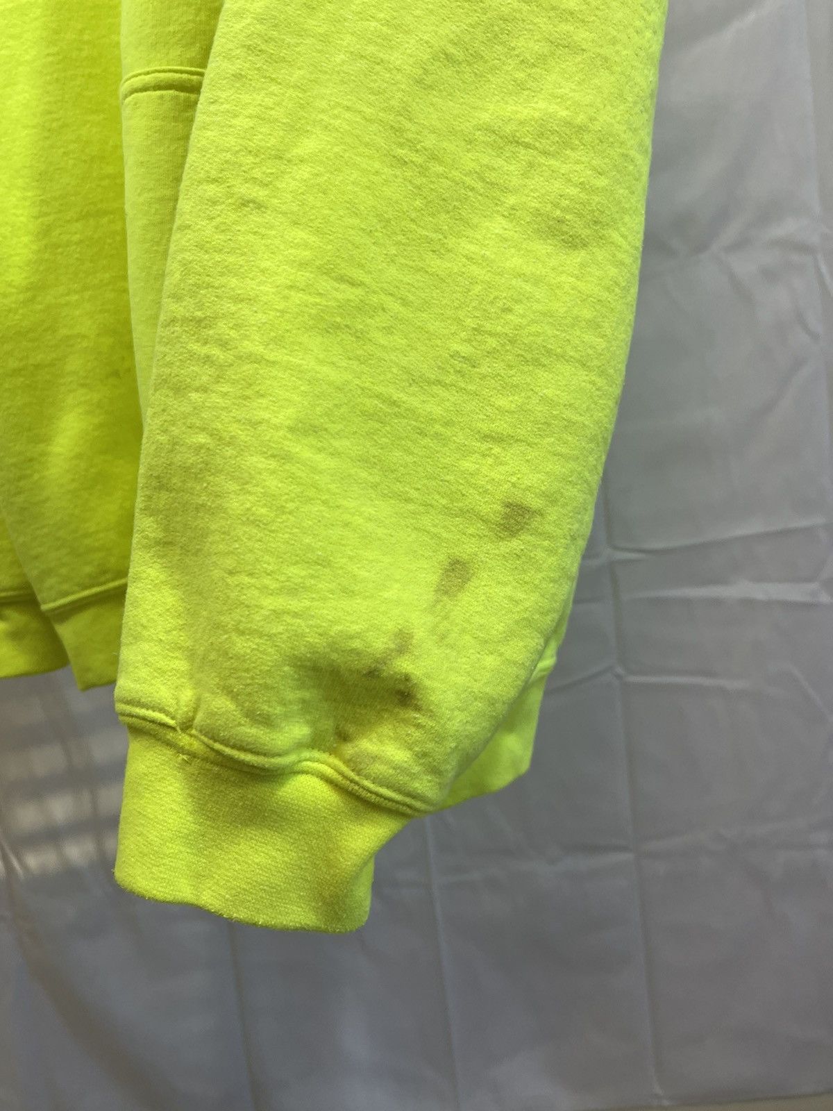 Vintage Neon Distressed Mechanic BIG XXL XXXL Oversize Hoodie Size US XXL / EU 58 / 5 - 9 Thumbnail