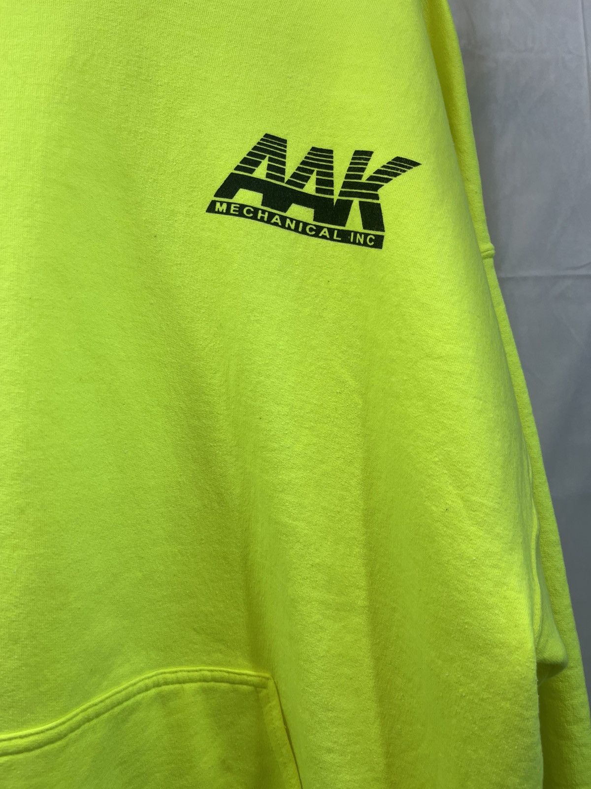 Vintage Neon Distressed Mechanic BIG XXL XXXL Oversize Hoodie Size US XXL / EU 58 / 5 - 6 Thumbnail