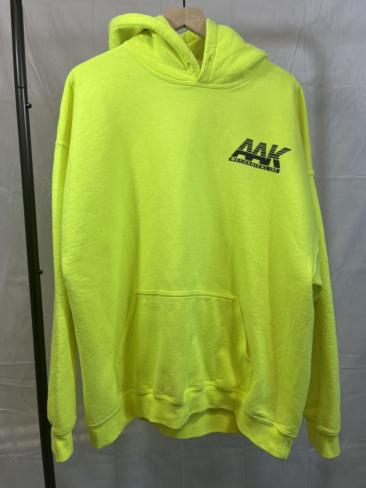 Vintage Neon Distressed Mechanic BIG XXL XXXL Oversize Hoodie Size US XXL / EU 58 / 5 - 3 Thumbnail