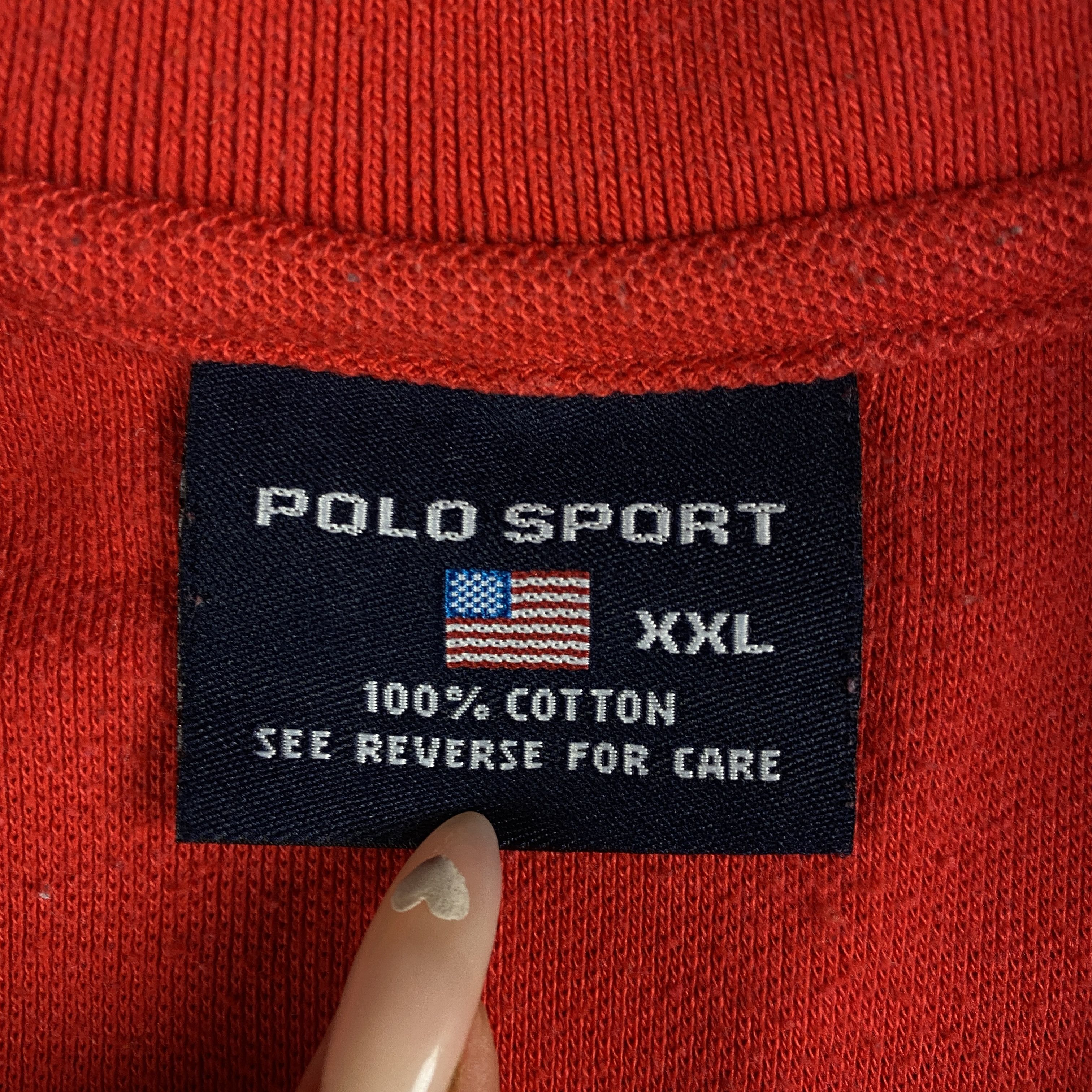 Polo Ralph Lauren × Ralph Lauren × Vintage Mens Polo Sport T Shirt Ralph Lauren Vintage Size XXL Size US XXL / EU 58 / 5 - 4 Thumbnail