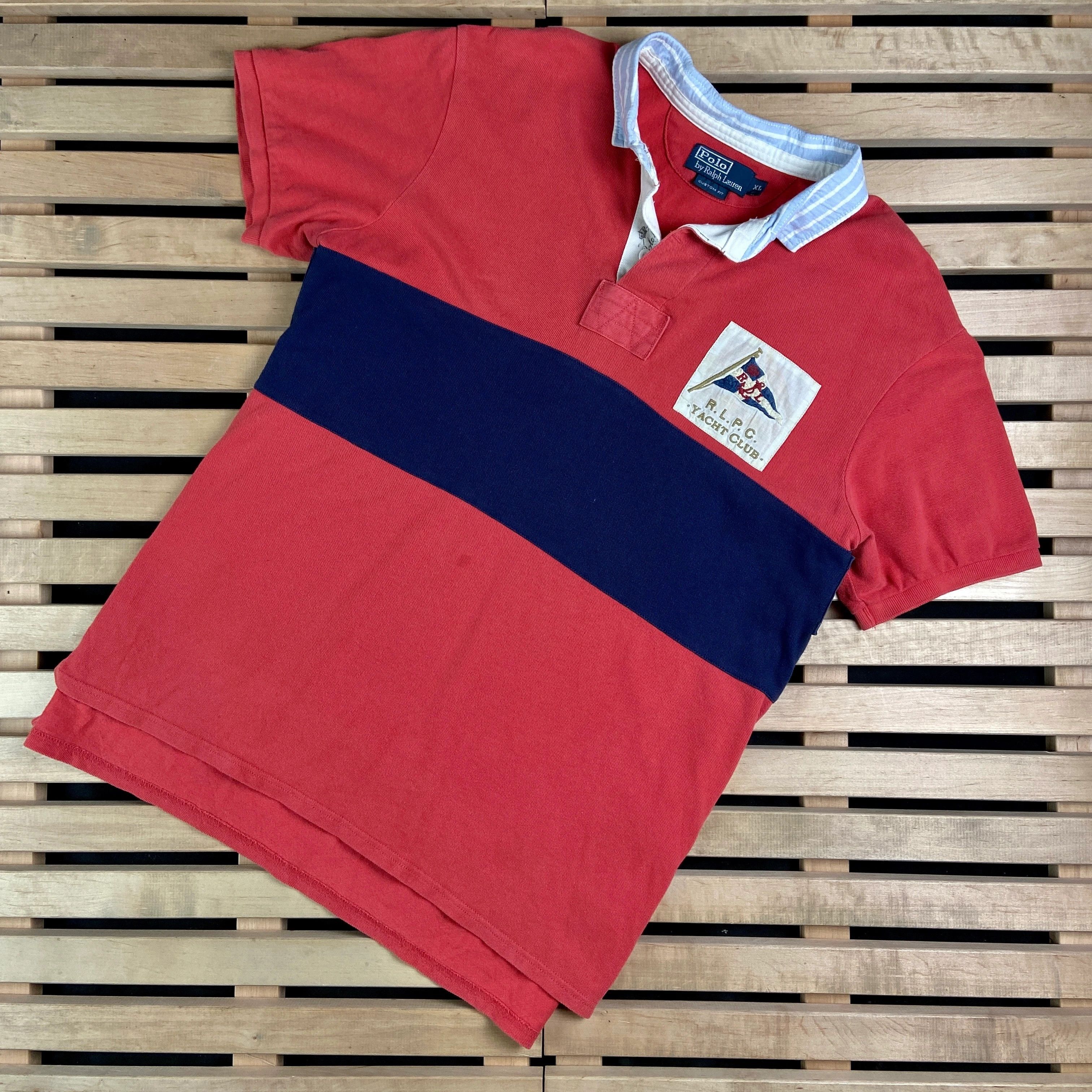 Polo Ralph Lauren × Ralph Lauren × Vintage Mens Polo T Shirt Polo Ralph Lauren Vintage Size XL RLPC Size US XL / EU 56 / 4 - 1 Thumbnail