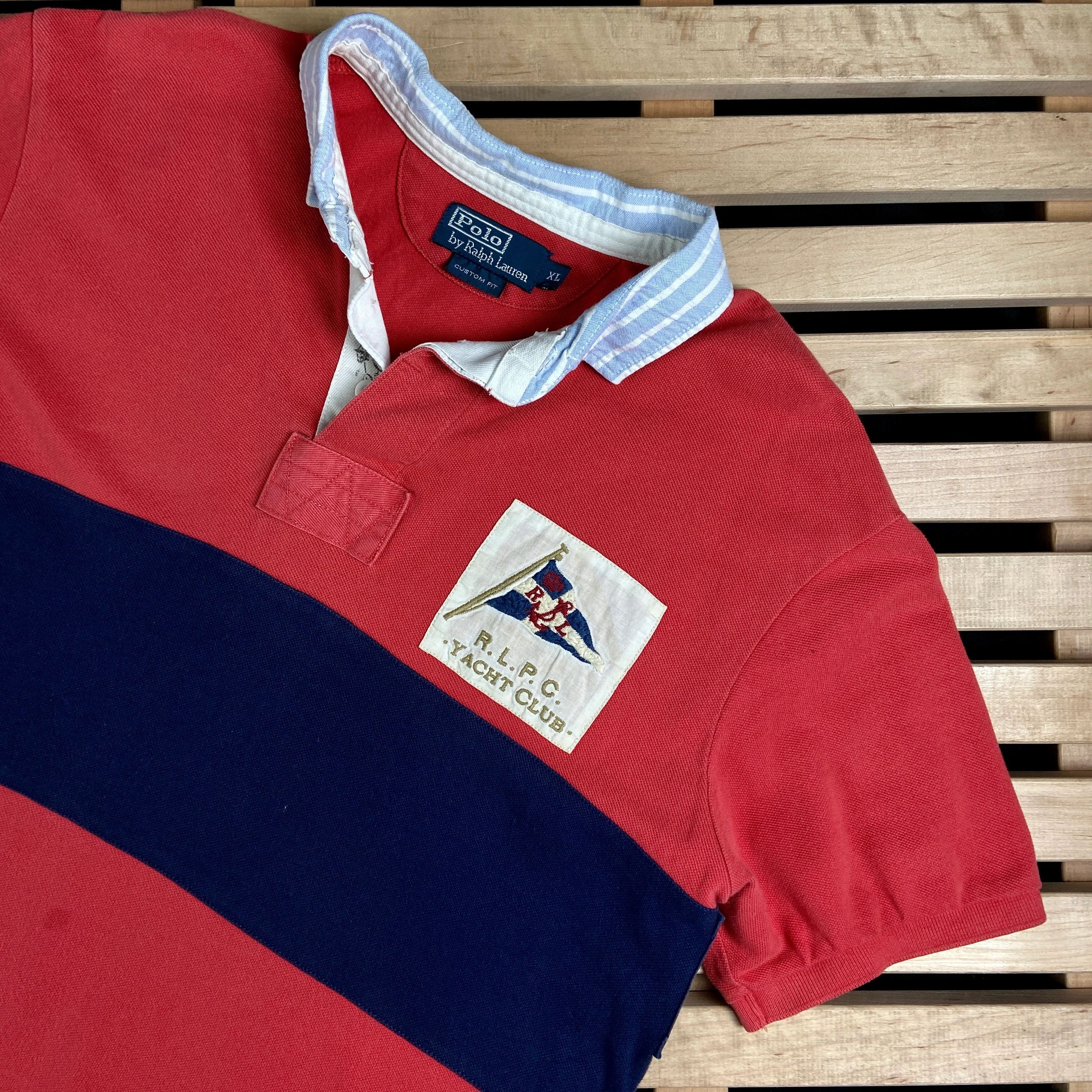Polo Ralph Lauren × Ralph Lauren × Vintage Mens Polo T Shirt Polo Ralph Lauren Vintage Size XL RLPC Size US XL / EU 56 / 4 - 2 Thumbnail