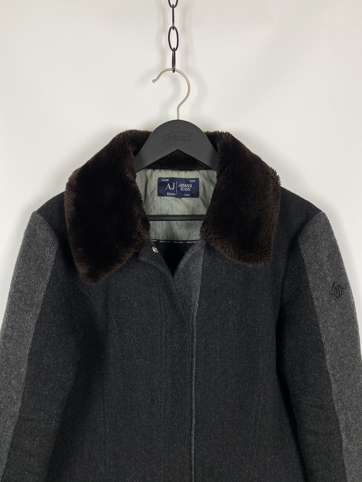 Armani Armani Jeans Wool Coat Size 46 Size L / US 10 / IT 46 - 5 Thumbnail