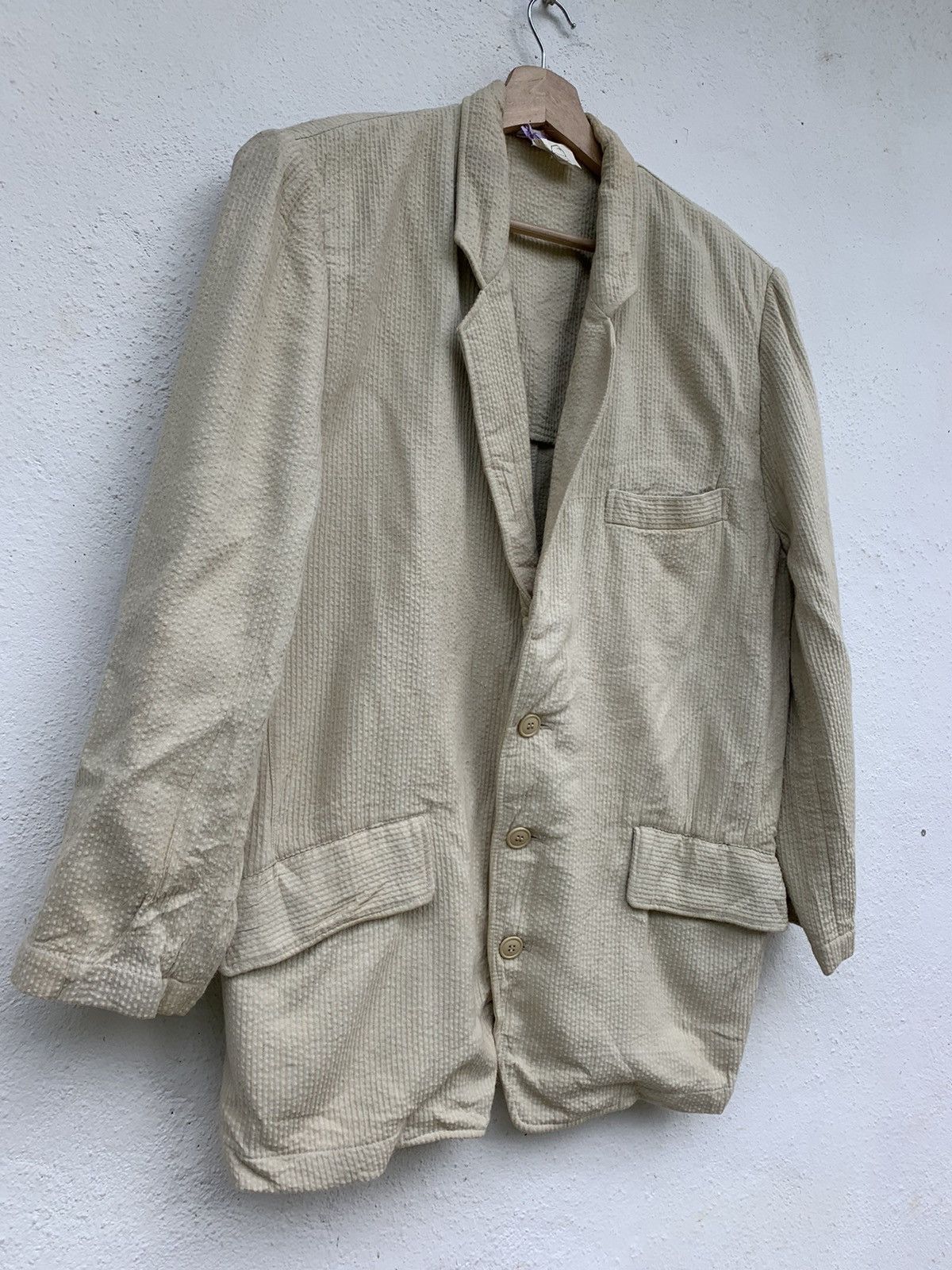 Issey Miyake ISSEY MIYAKE CORDUROY BLAZER Size US M / EU 48-50 / 2 - 3 Thumbnail