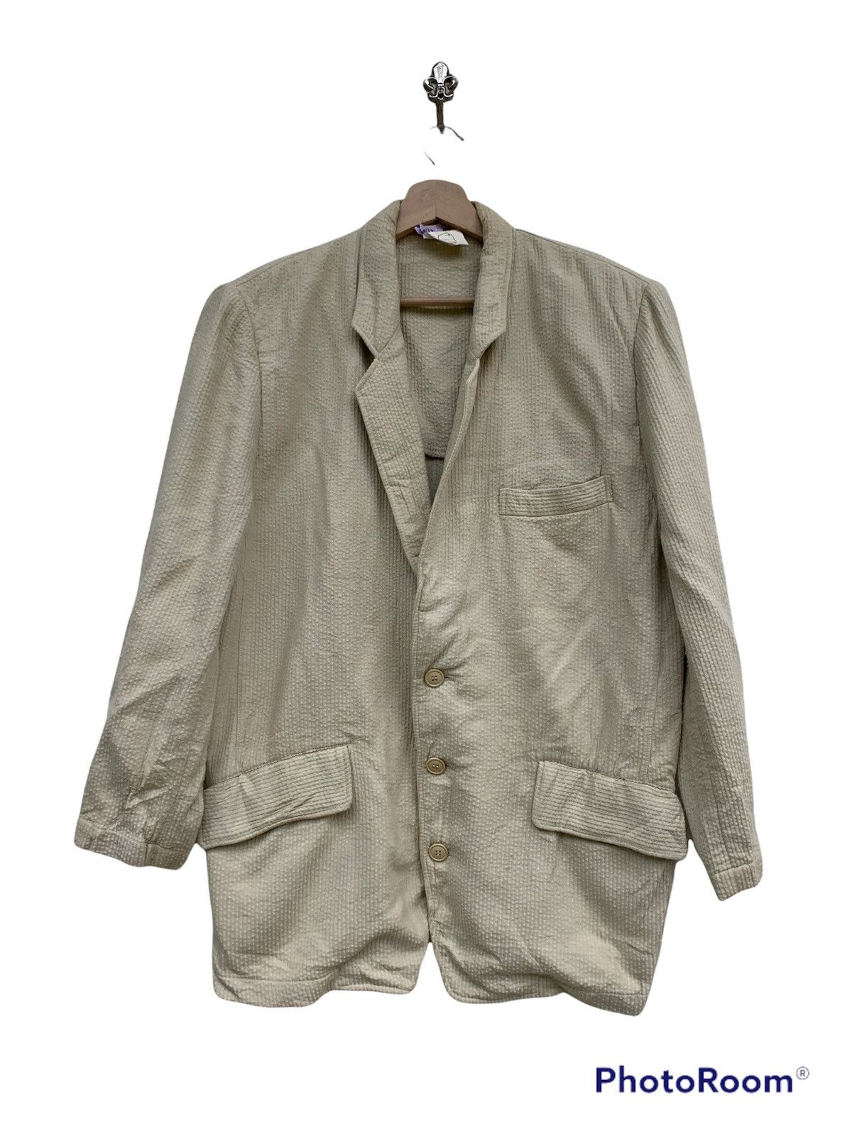 Issey Miyake ISSEY MIYAKE CORDUROY BLAZER Size US M / EU 48-50 / 2 - 1 Thumbnail