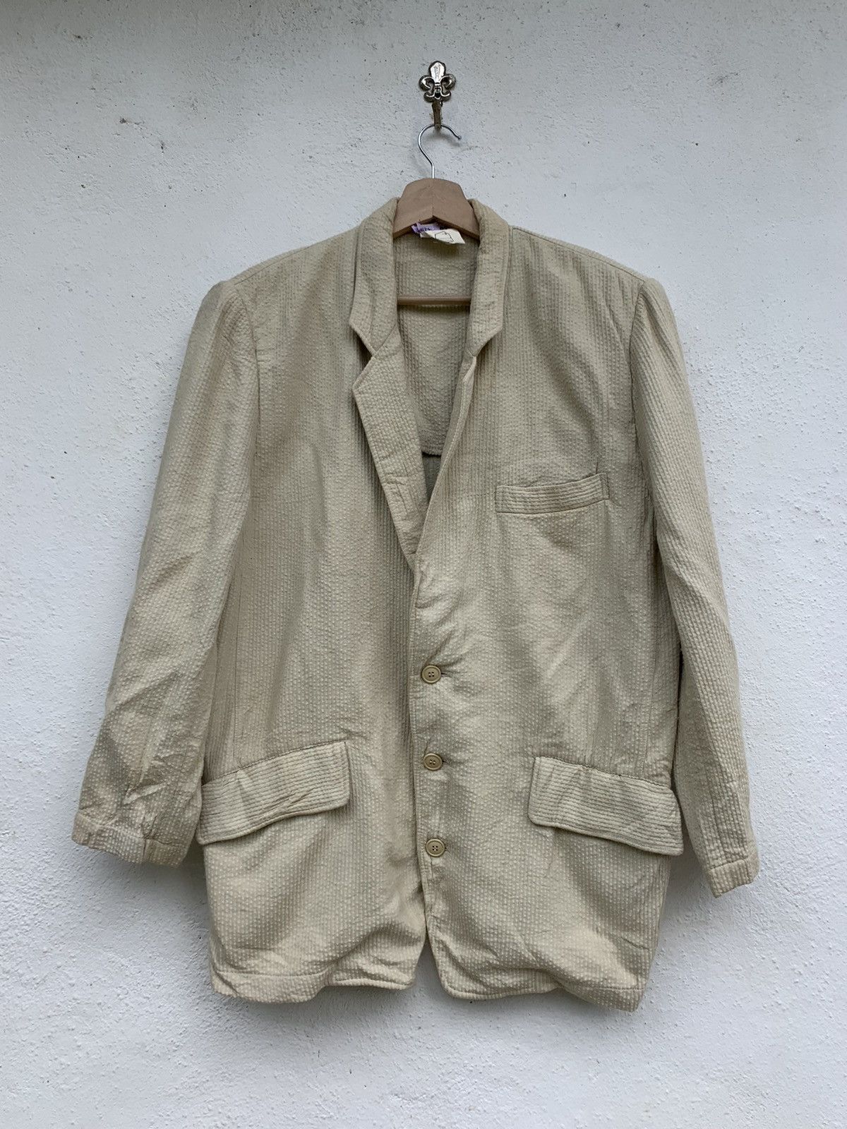 Issey Miyake ISSEY MIYAKE CORDUROY BLAZER Size US M / EU 48-50 / 2 - 6 Thumbnail