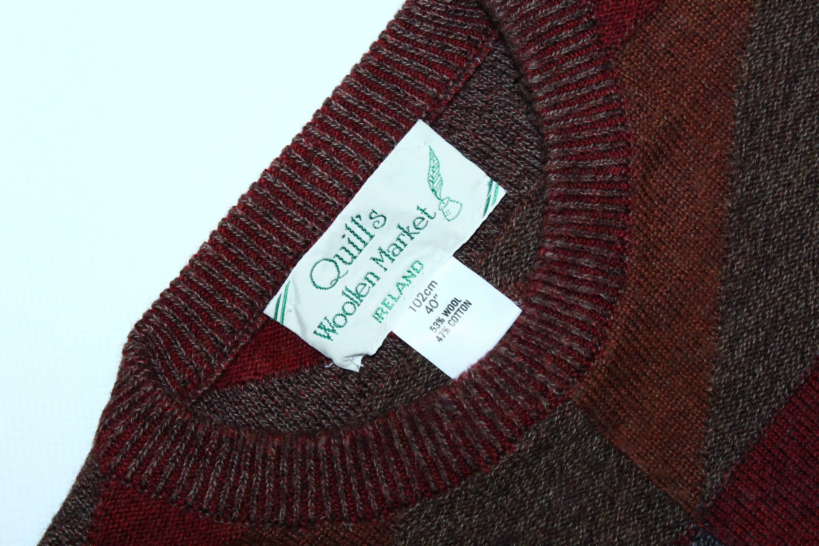 Homespun Knitwear Quill's Woollen Market Ireland Geometric Patterns Crewneck Size US S / EU 44-46 / 1 - 4 Thumbnail