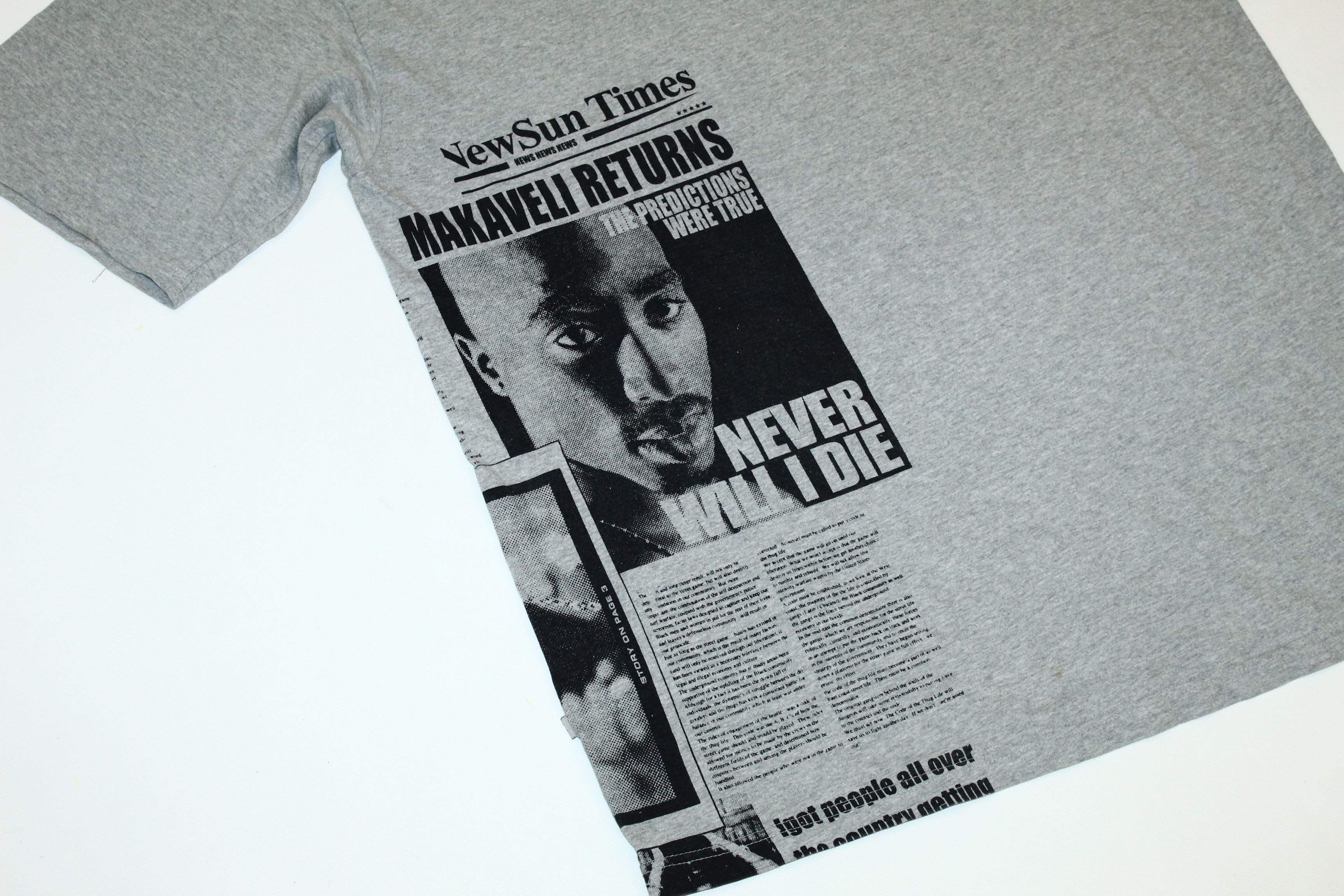 Makaveli RARE 90's Makaveli Brand 2Pac OG Baggy T-shirt Size US XXL / EU 58 / 5 - 7 Thumbnail