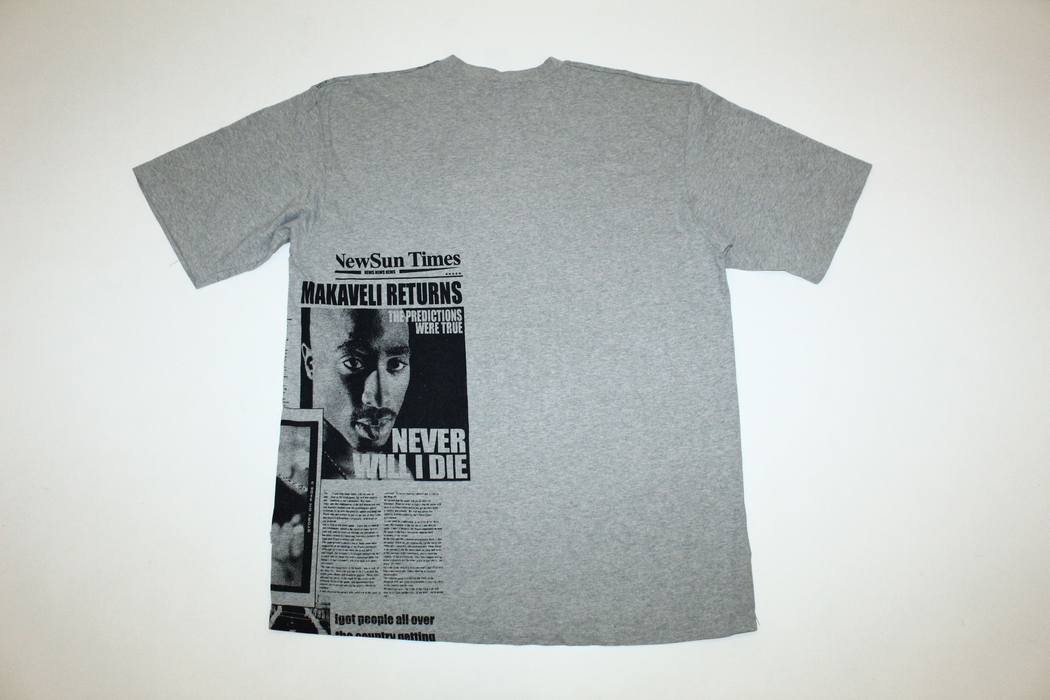 Makaveli RARE 90's Makaveli Brand 2Pac OG Baggy T-shirt Size US XXL / EU 58 / 5 - 6 Thumbnail