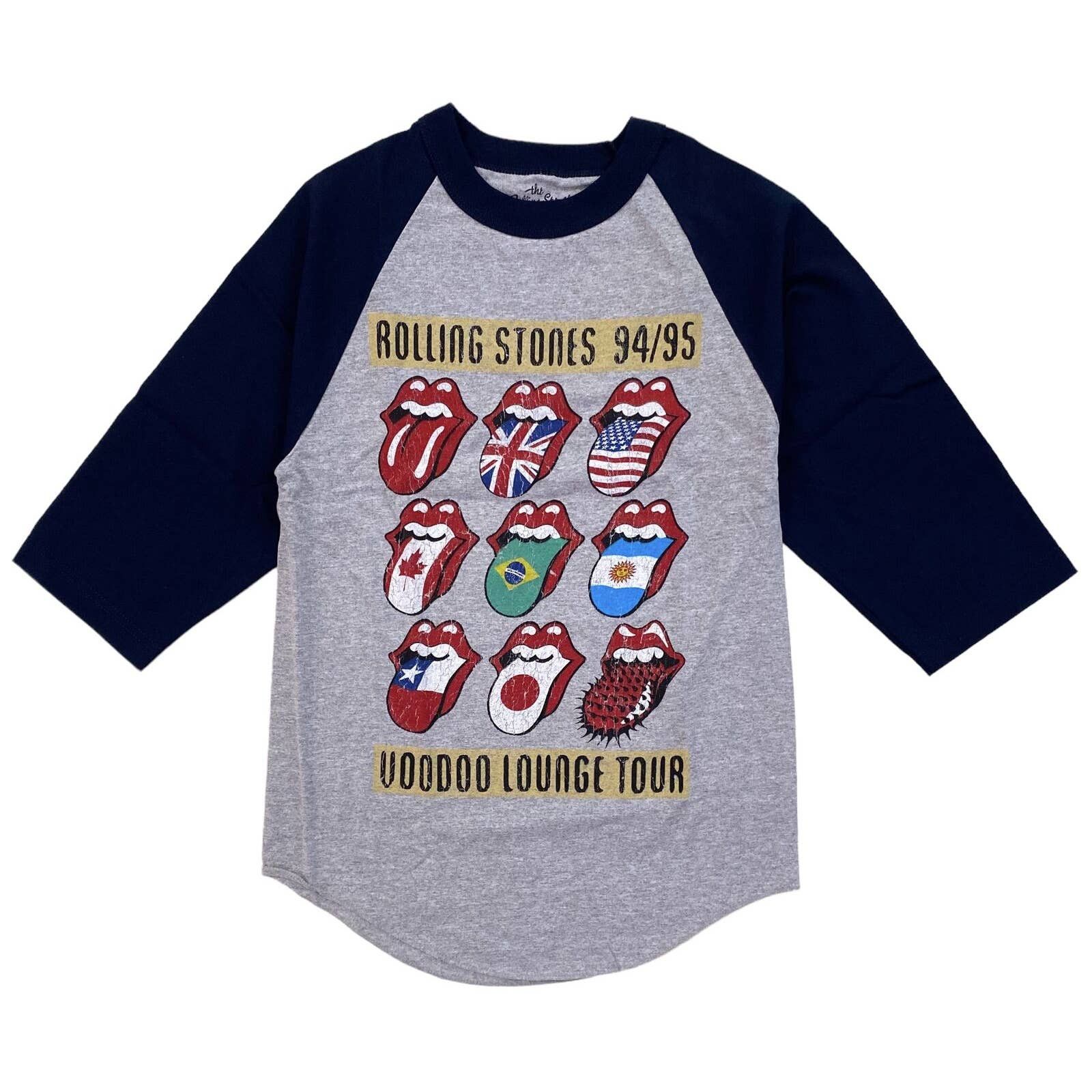 The Rolling Stones The Rolling Stones Men's Raglan 94/95 Voodoo Tour T-Shirt Size US S / EU 44-46 / 1 - 1 Thumbnail