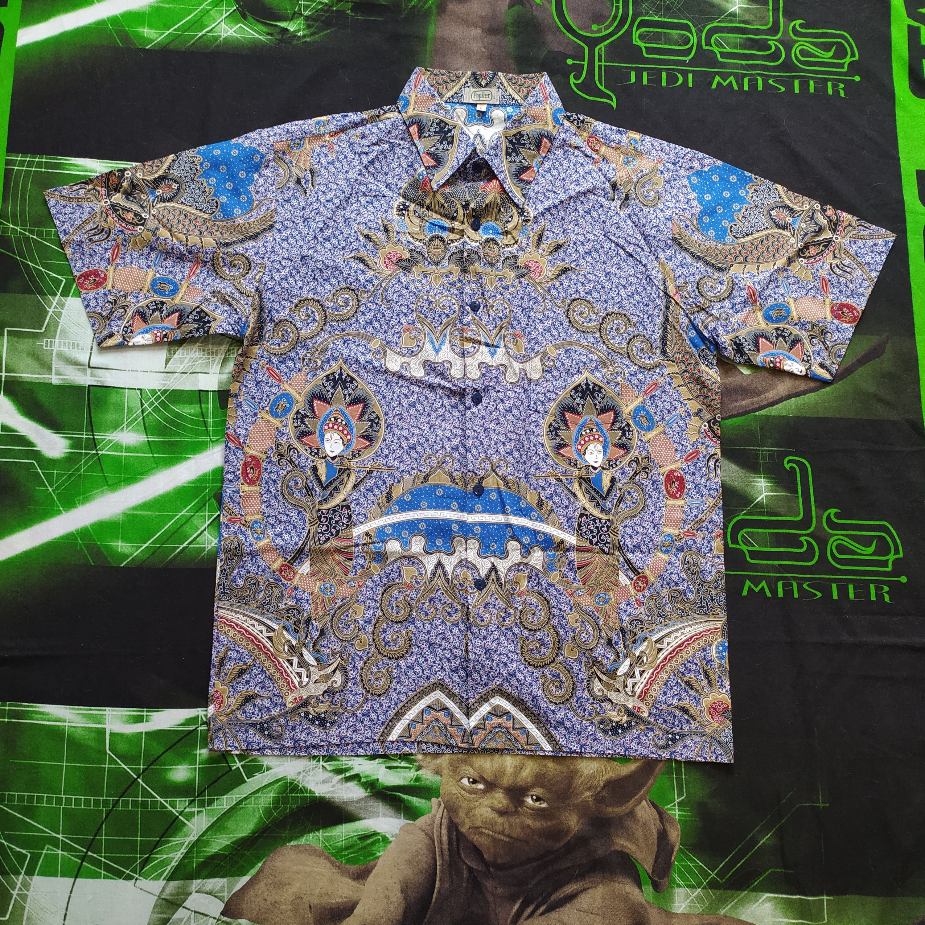 Other Vintage Y2K Hawaiian style Camp collar East dream Art Shirt Size US L / EU 52-54 / 3 - 1 Thumbnail